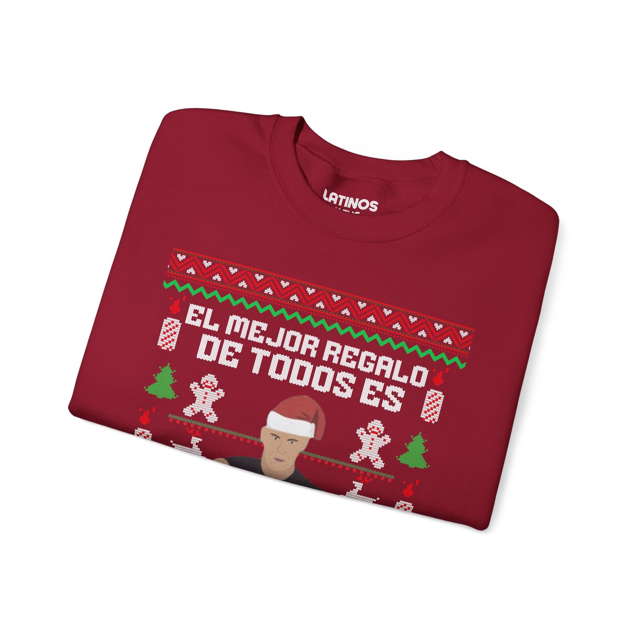 El Mejor Regalo De Todos Es La Familia Vin Fast Furious Latino Ugly Christmas Sweater | Diesel 3 Colores