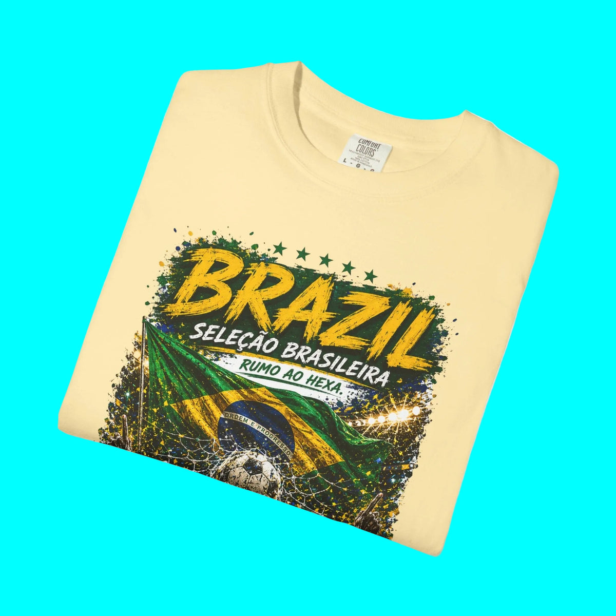 Viva BRAZIL Seleção Brasileira 2026 Soccer Fan T-shirt | World Knockout Rounds Viral Latino Tees | Heavyweight Cotton