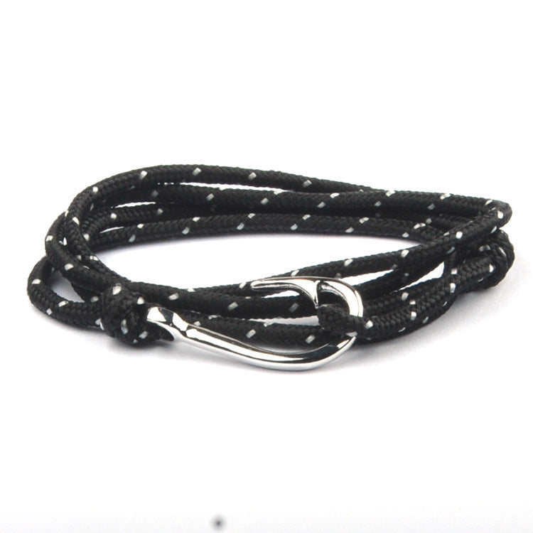 Fashion Hot Multilayer Rope Bracelet hope Anchor Sailor Anchor Bracelets For Men and Women Best Gift Hook Bracelet