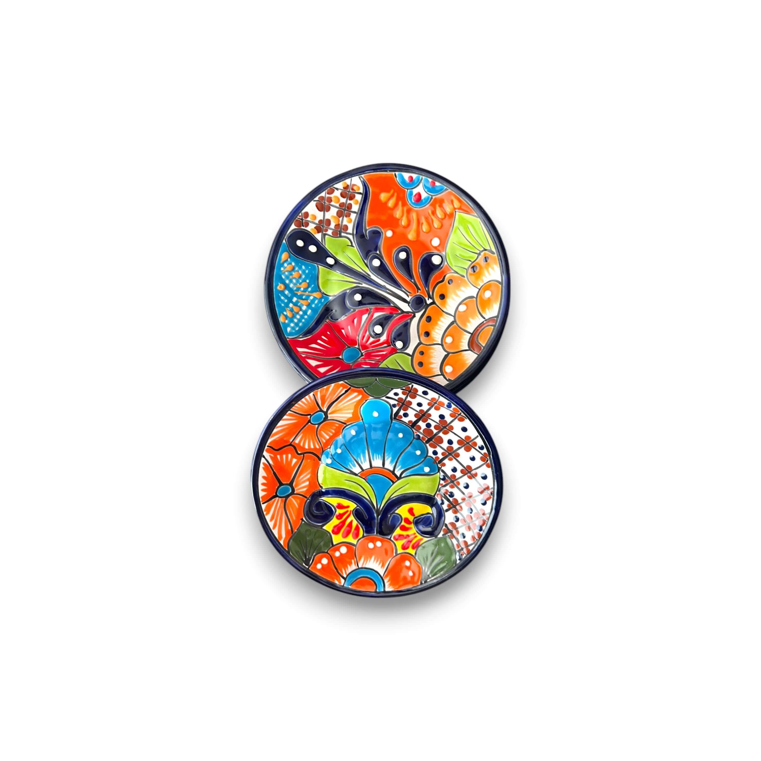Plato de Talavera de 6" | Vajilla Mexicana Colorida