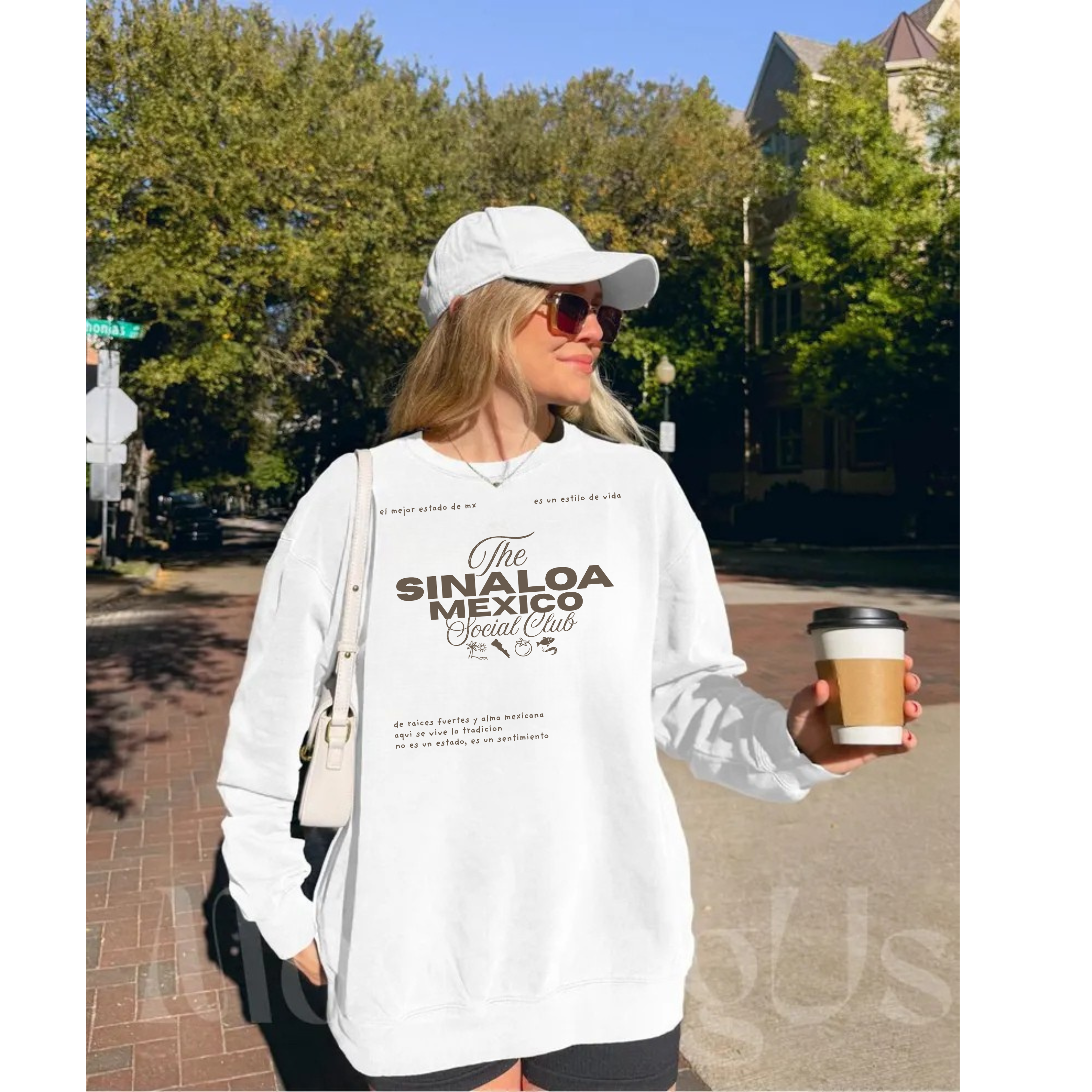Sudadera Cuello Redondo • Camiseta Sinaloa Social Club