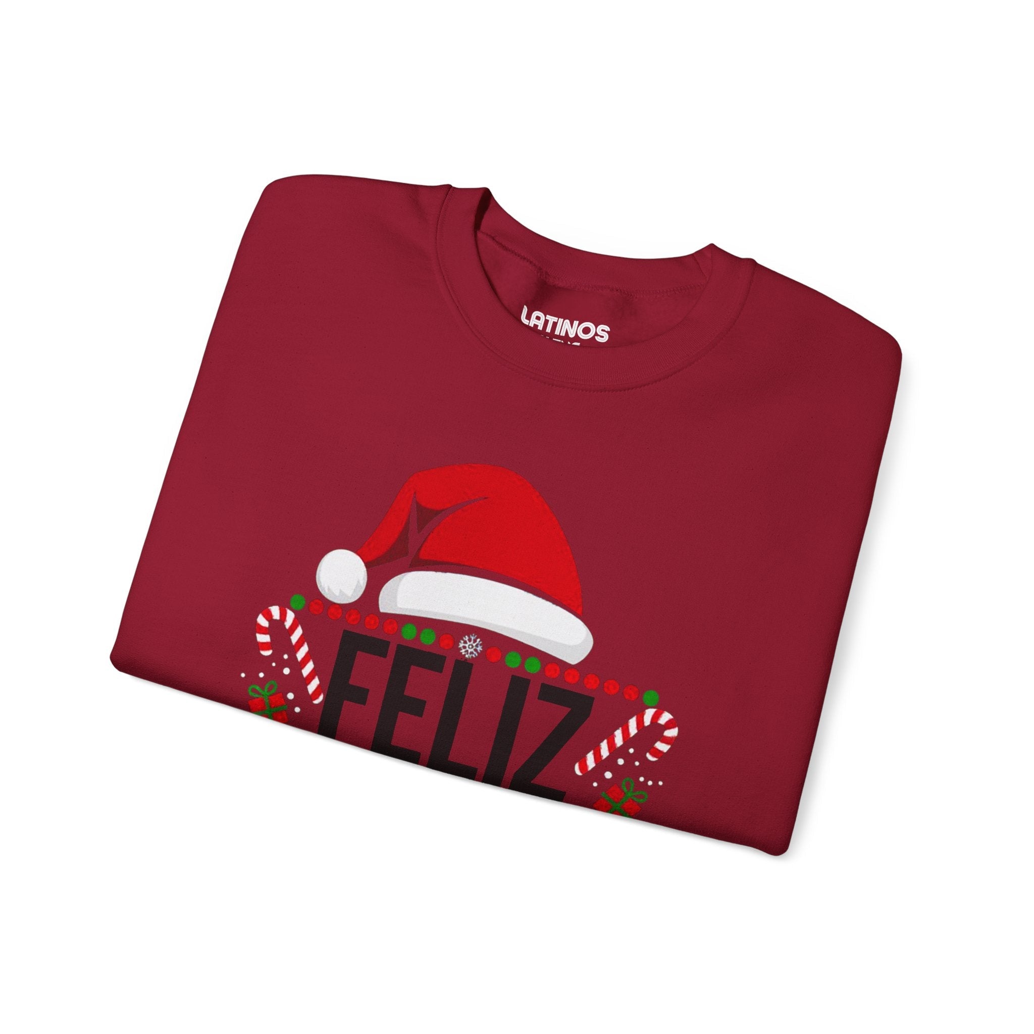 Suéter de Navidad "Feliz Navidad Cabrones" | Sudadera cómoda de cuello redondo | Divertido regalo de Navidad Latino | 4 colores