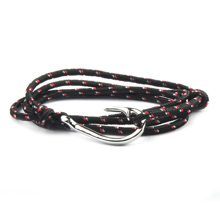 Fashion Hot Multilayer Rope Bracelet hope Anchor Sailor Anchor Bracelets For Men and Women Best Gift Hook Bracelet