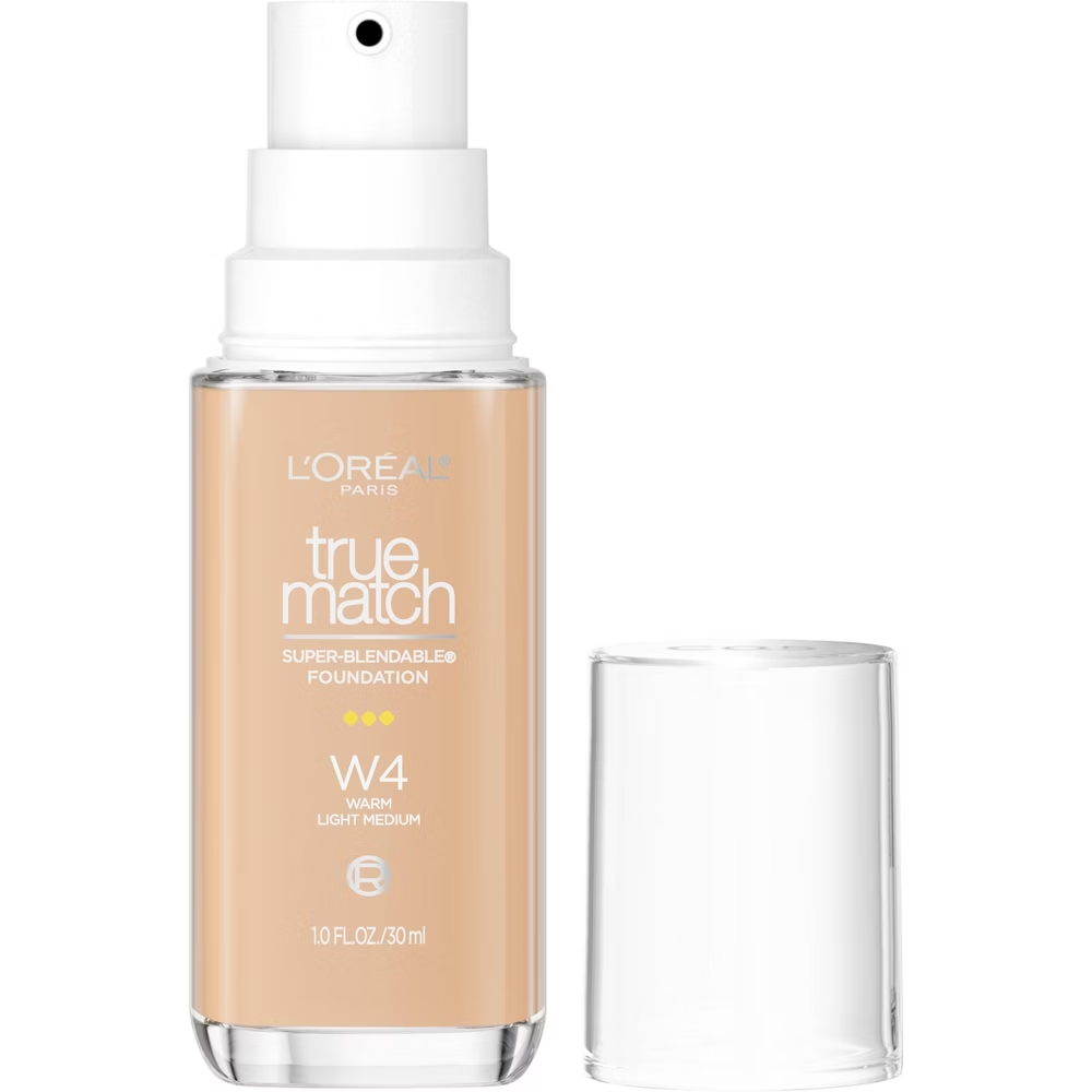 Base de maquillaje L'Oréal Paris True Match Super Blendable W4 (1 fl oz)