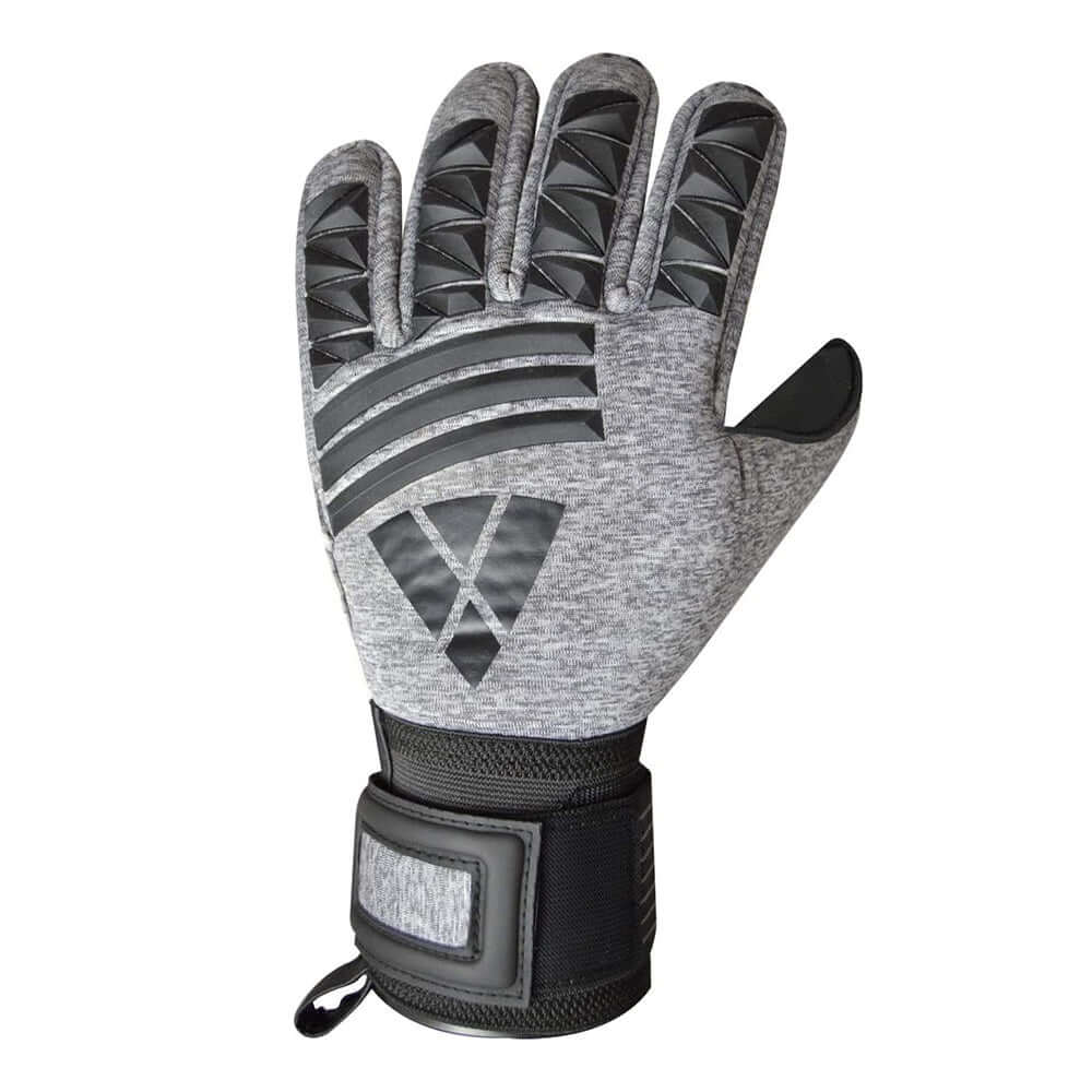 Pasadena F.p. Goalkeeper Gloves w/ Finger Protection-Black/Silver