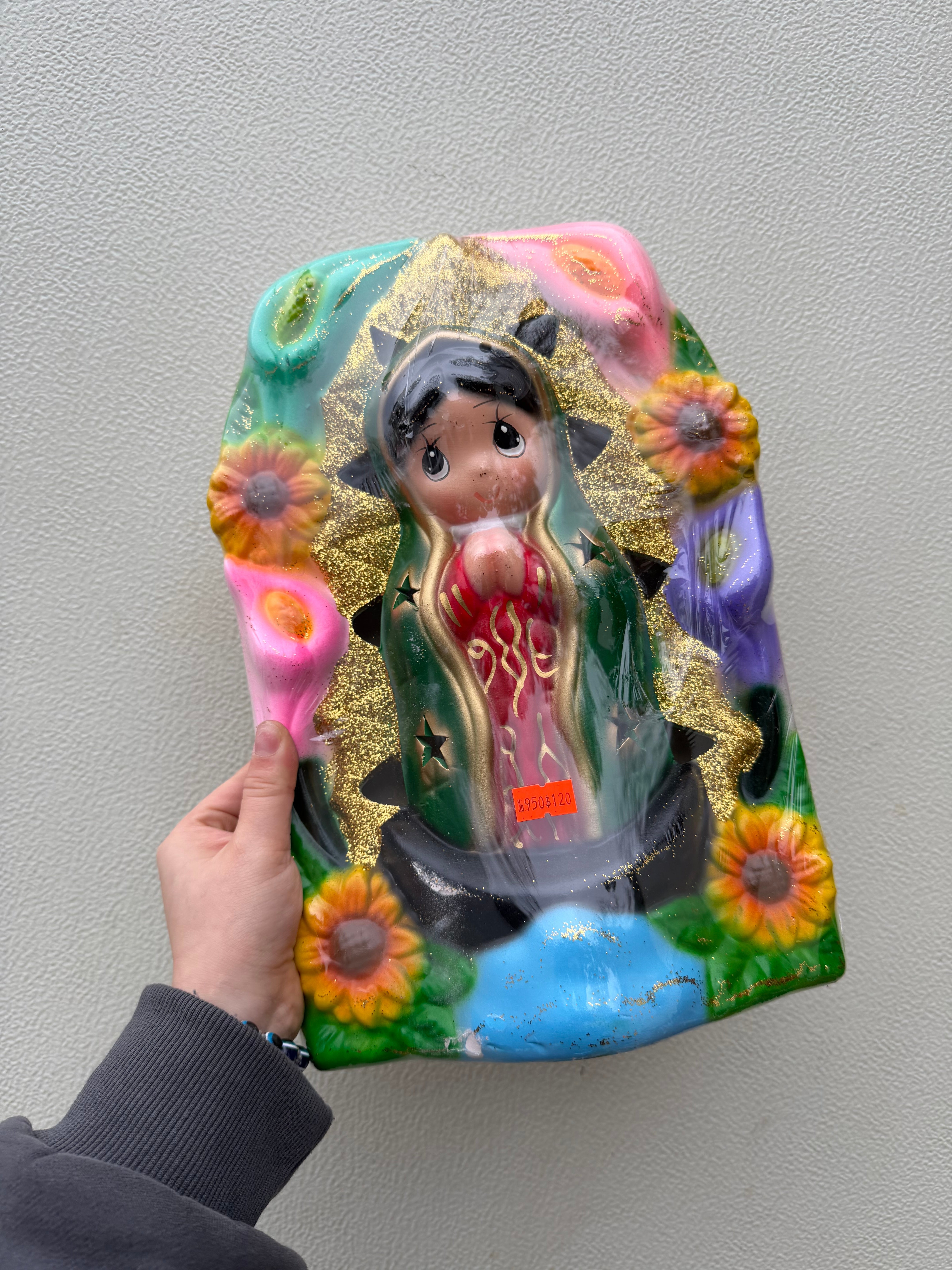 Lámpara de noche grande de la Virgencita