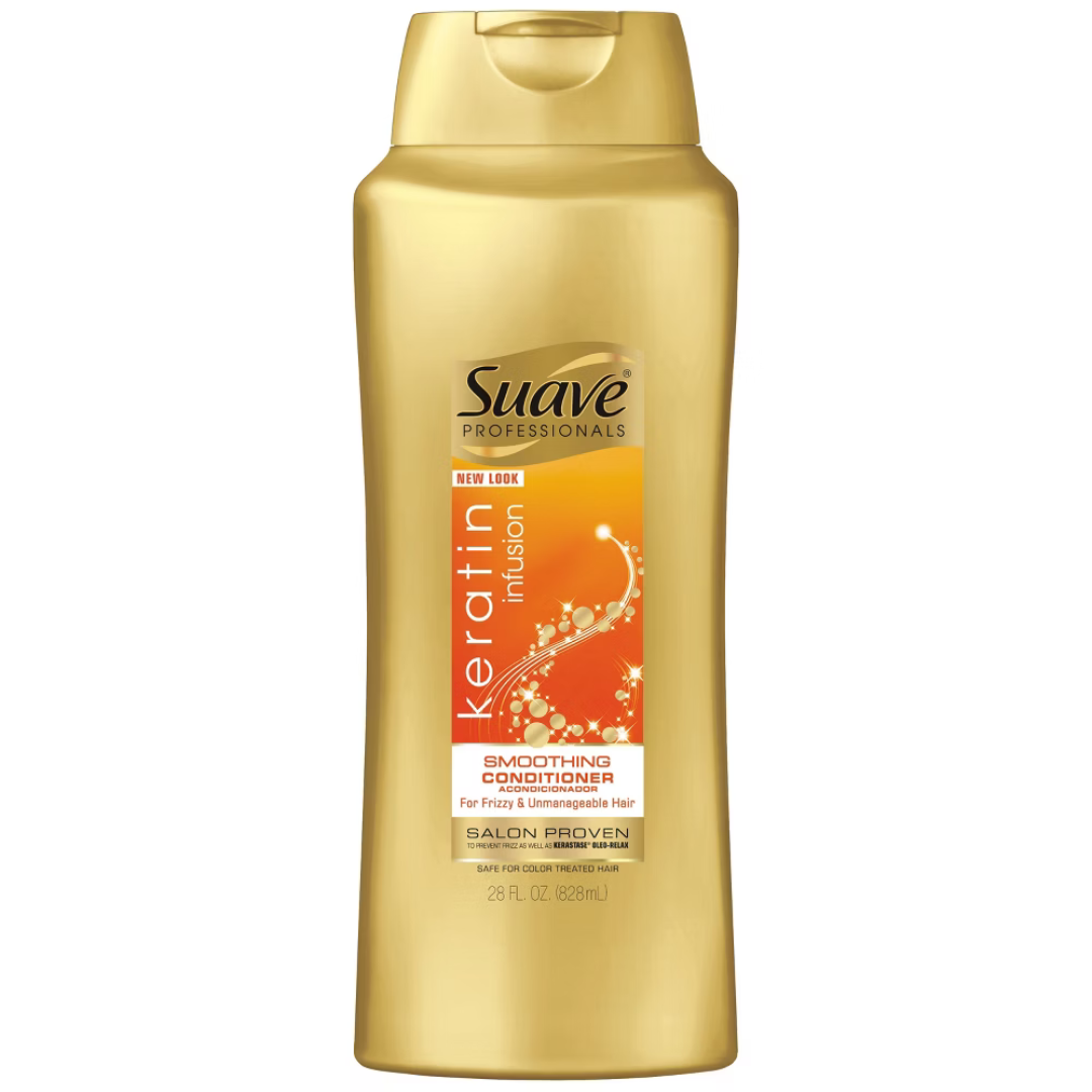 Acondicionador Suave Professionals con Infusión de Queratina para un Alisado Perfecto (828 ml)