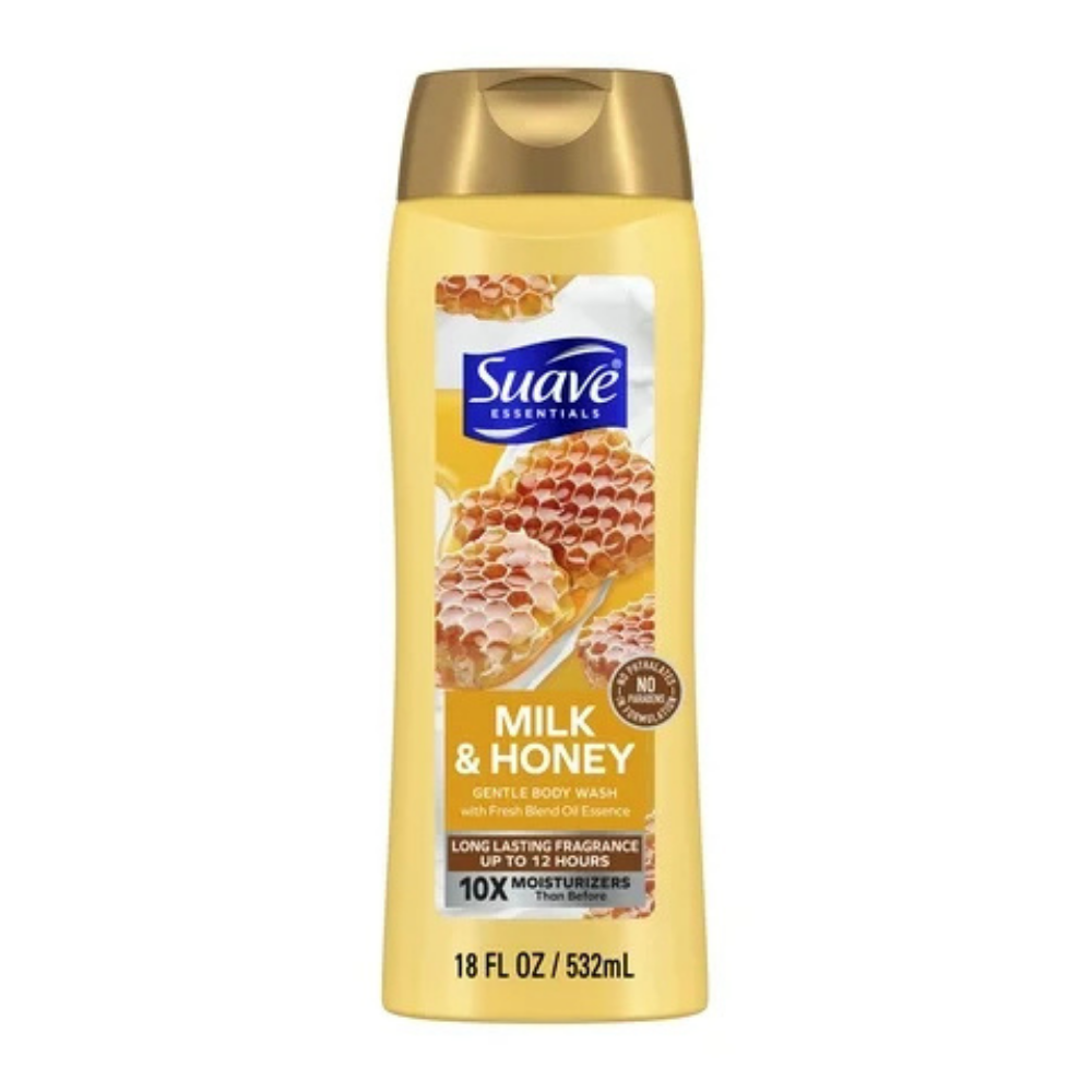 Gel de baño Suave Essentials Leche y Miel (532 ml)