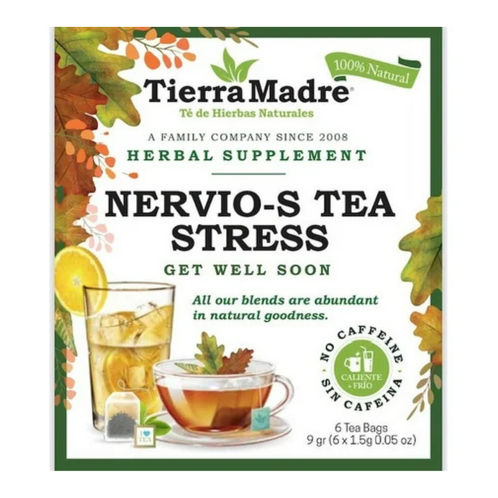 Tierra Madre Nervio-S Té Estrés (6 pzas.)