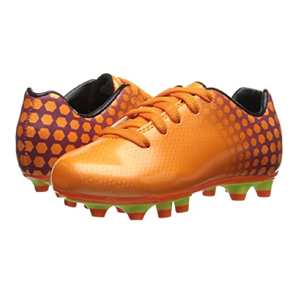 Palomar Firm Ground Soccer Cleats - Orange/Purple