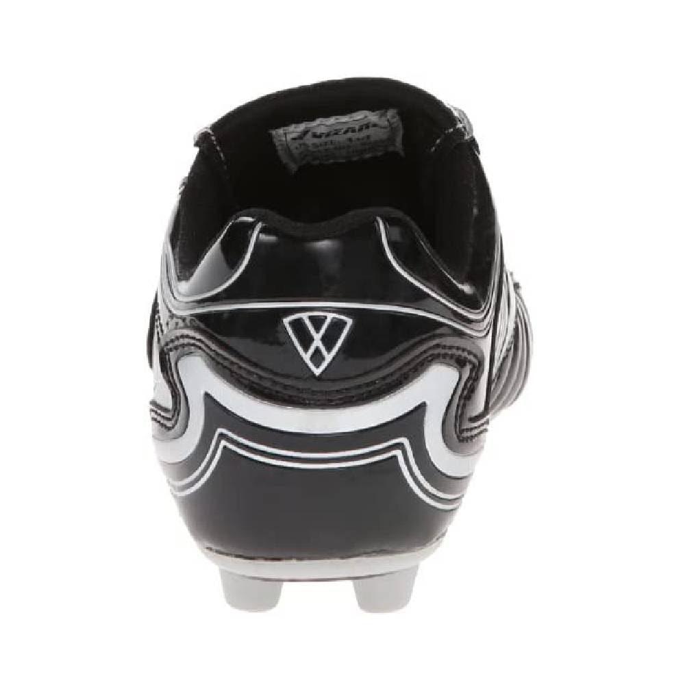 Youth Striker Firm Ground Soccer Shoes -Black/Silver