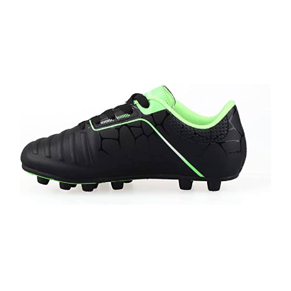 Catalina JR. Firm Ground Soccer Shoes -Black/Green/White
