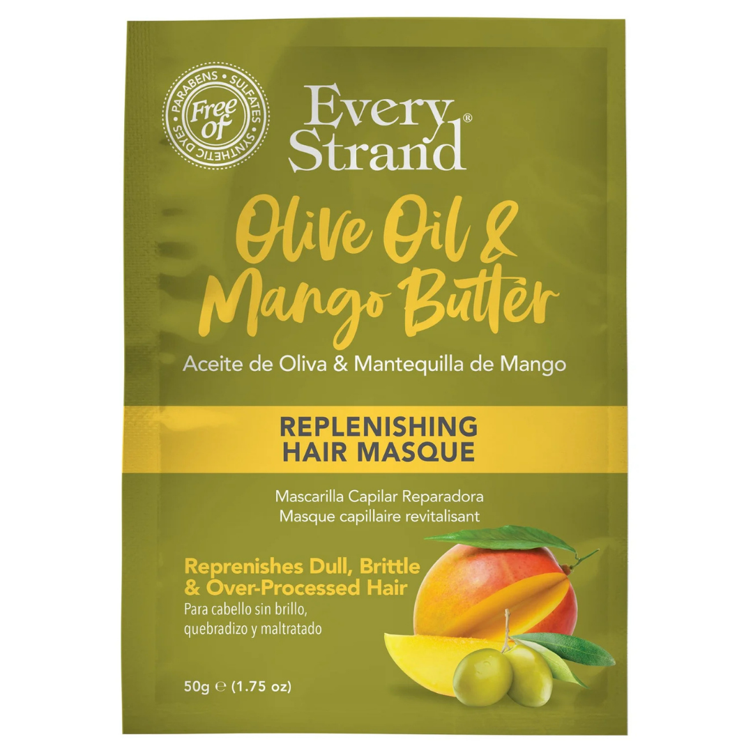 Every Strand Mascarilla capilar reponedora de aceite de oliva y manteca de mango (1.75 oz)