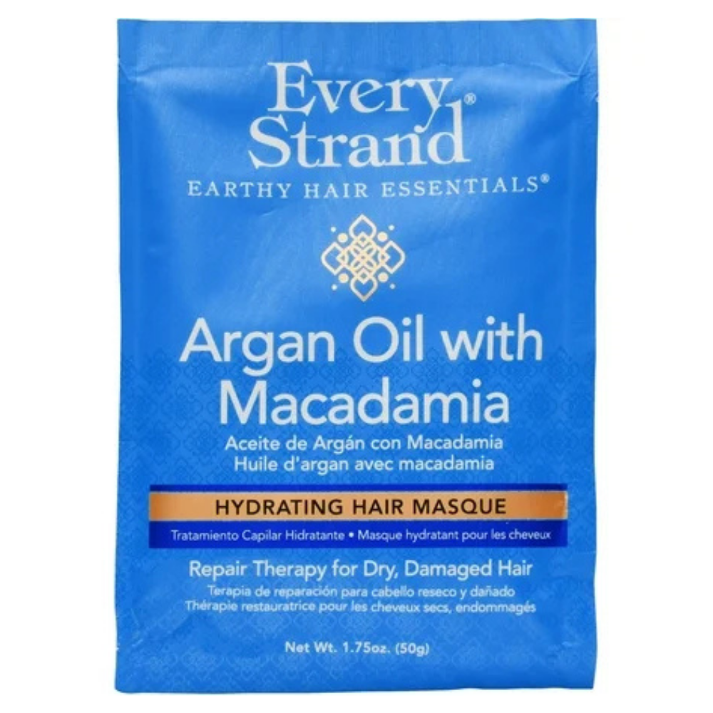 Mascarilla Capilar Hidratante con Aceite de Argán y Macadamia Every Strand (1.75 oz)