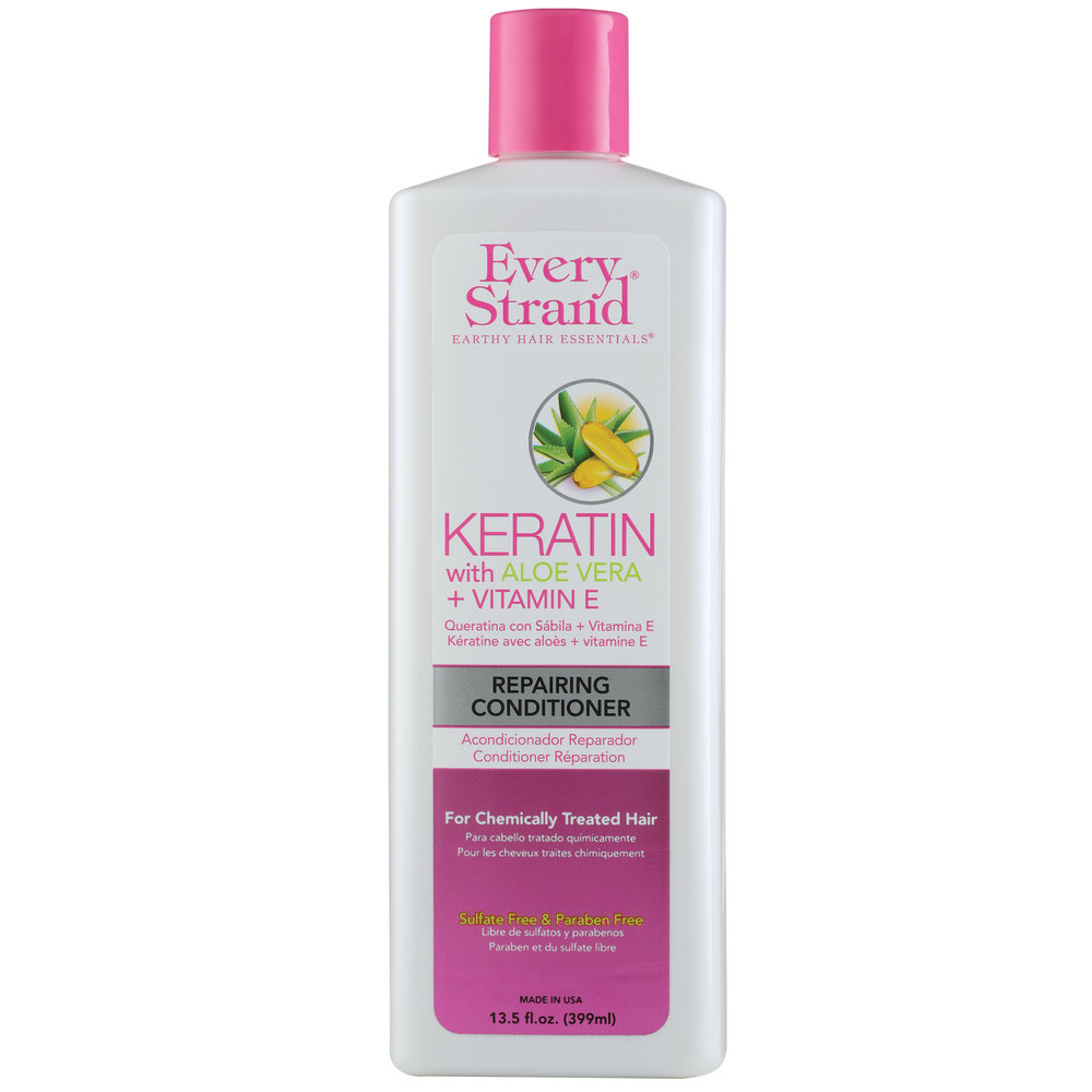 Acondicionador Reparador Every Strand Keratina con Aloe Vera y Vitamina E (400 ml)