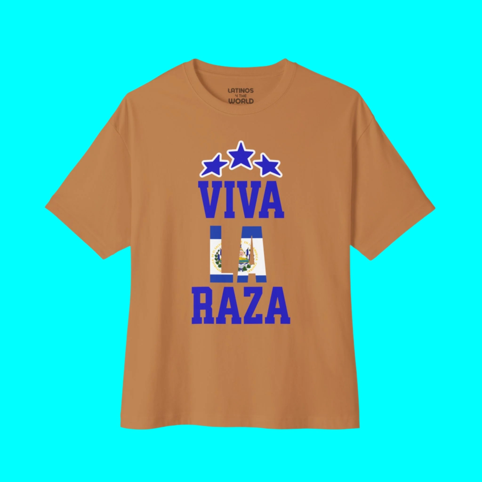 VIVA LA RAZA El Salvador Edition Immigration Ice Justice T-shirt | Salvadorian Latino Pride Viral Tees