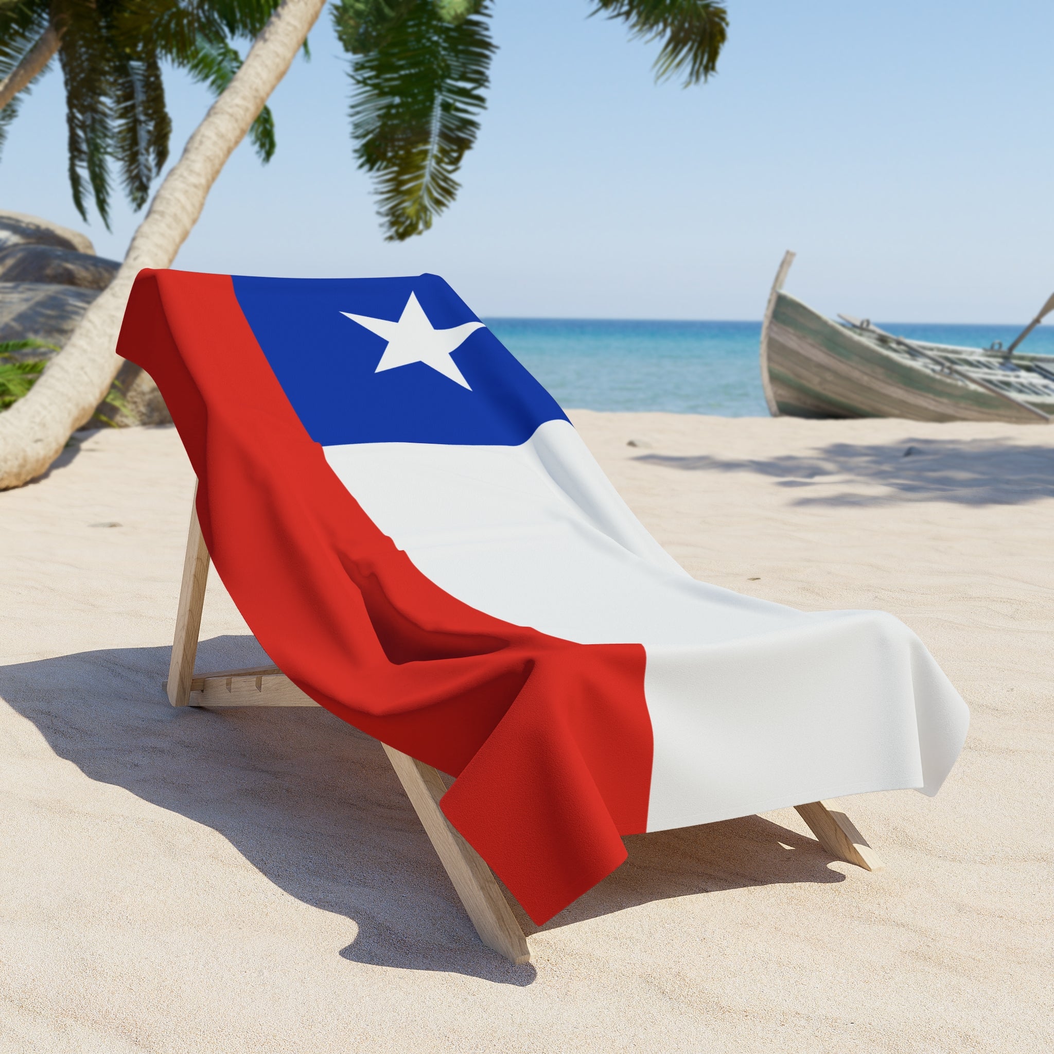 CHILE Flag Beach Towel | Quality & Long Lasting - Larger or Smaller | Chilean Pride | Gift for Chileans