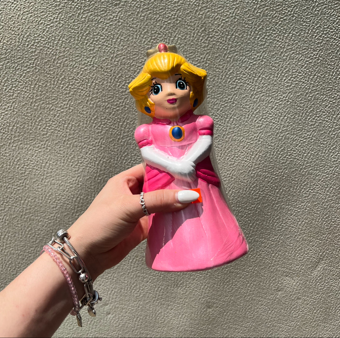 Hucha de cerdito princesa rosa