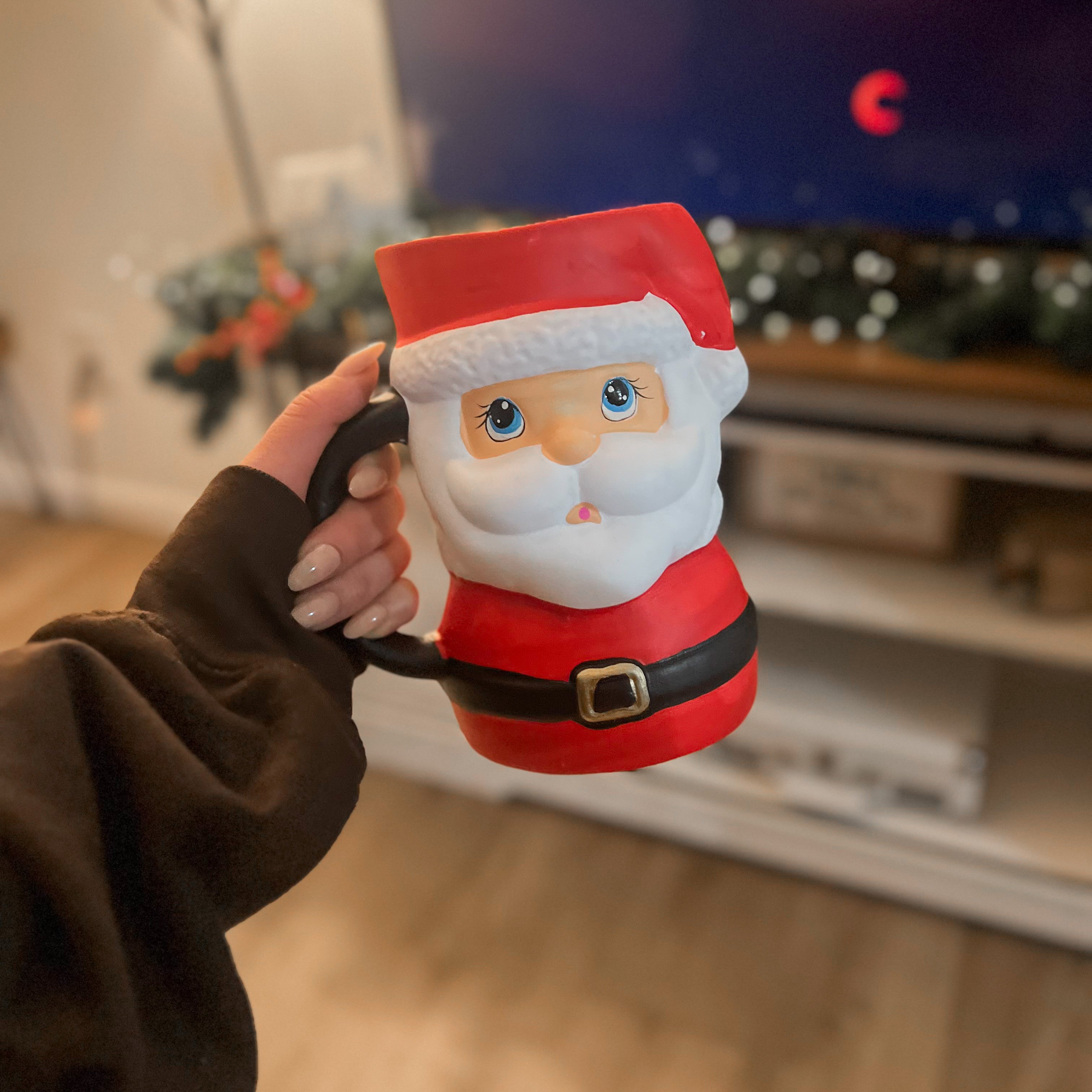 Taza artesanal de Papá Noel