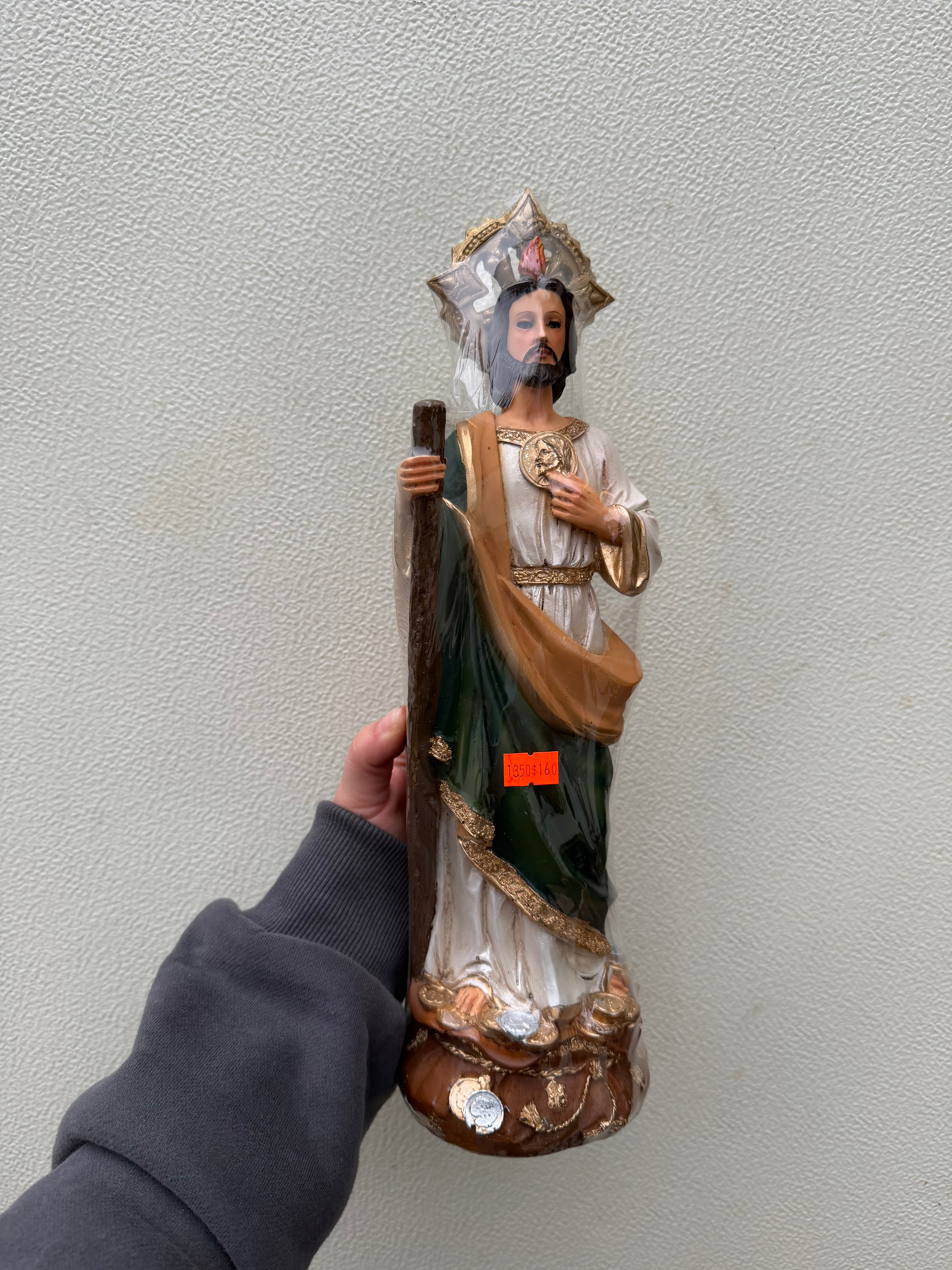 Estatua decorativa de San Judas de 14 pulgadas