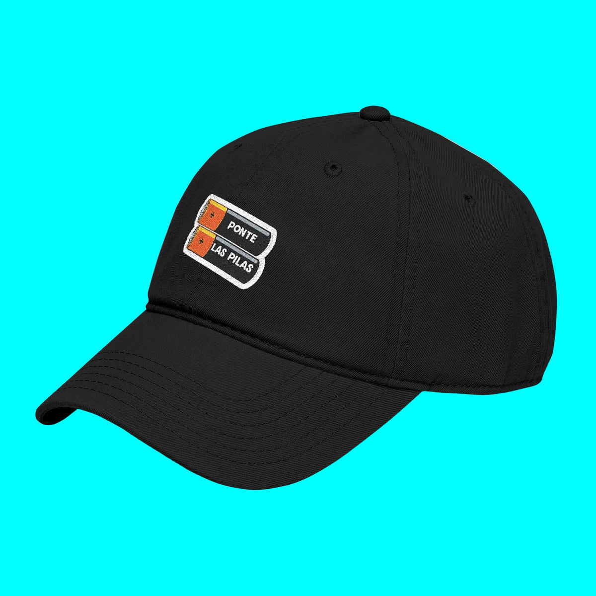 Ponte Las Pilas Dad Hat | Funny Latino Graphic Baseball Cap Latino Slang | Adjustable Strap