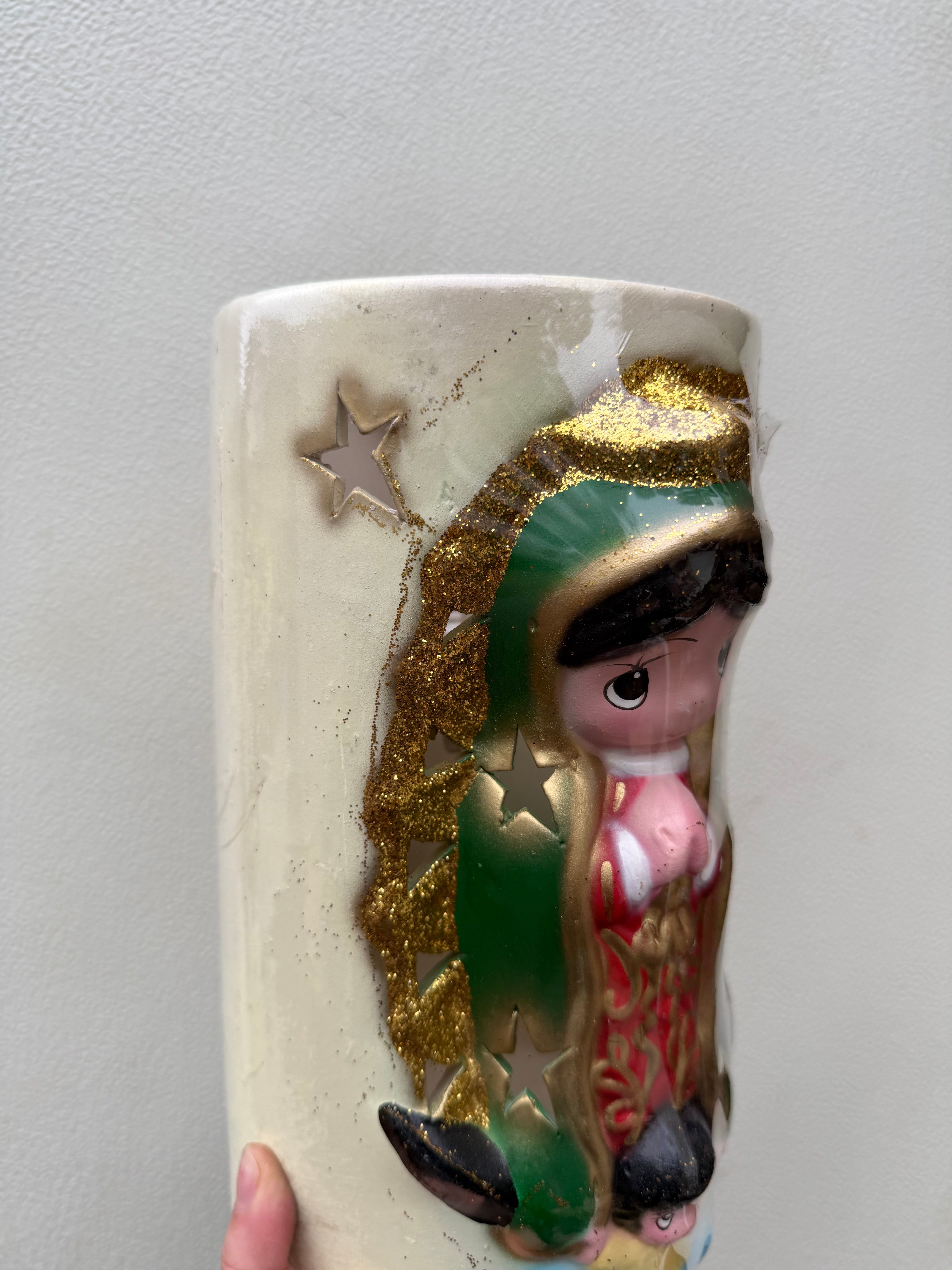 Lámpara de noche grande de la Virgencita