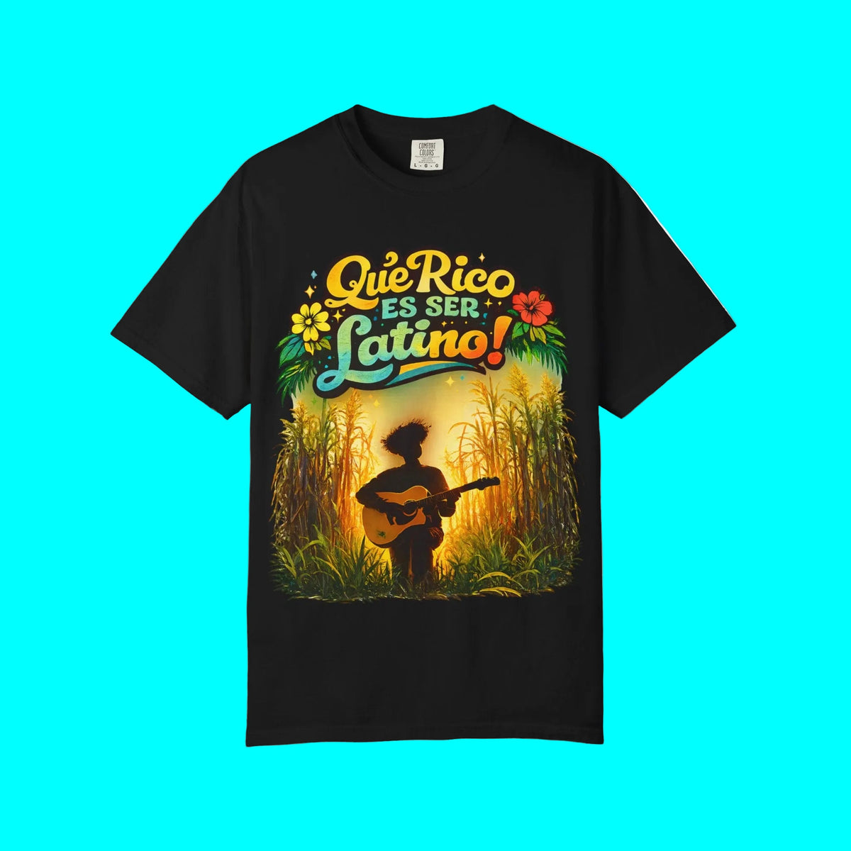 Que Rico Es Ser Latino T-shirt | Sugar Cane Field, North, Central, & South American Unity | Latino Pride Viral Tees