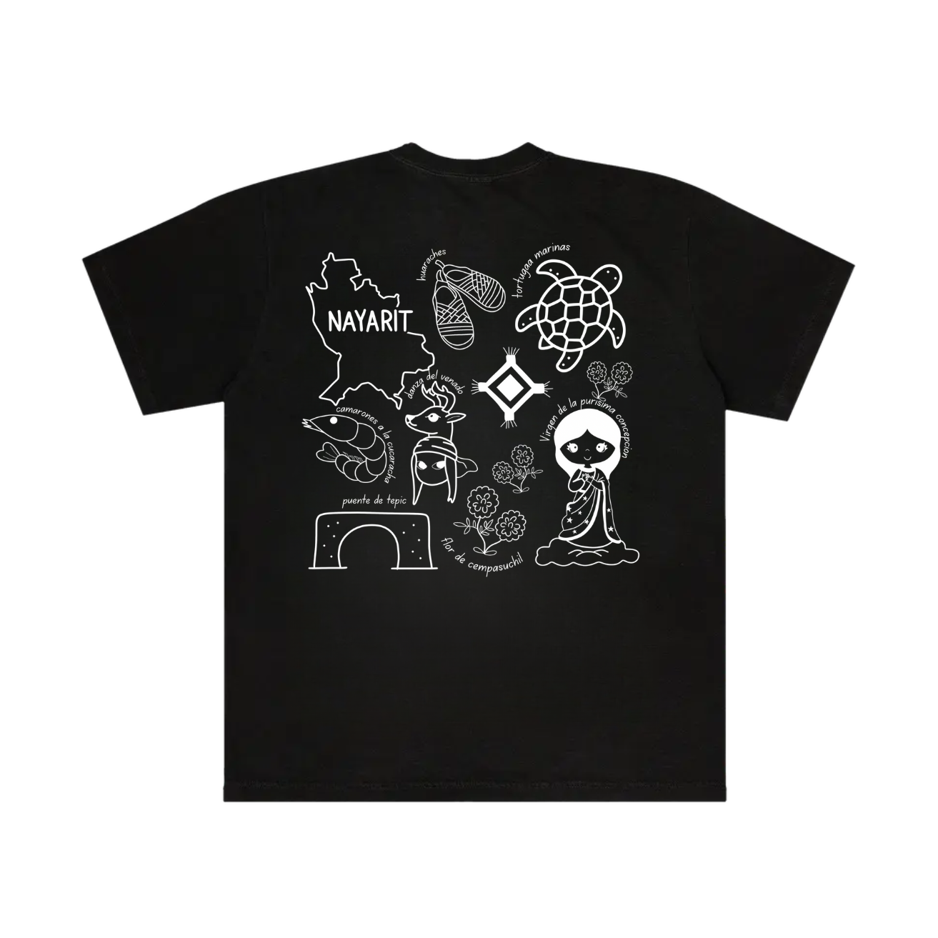 México State Sweater Front Design