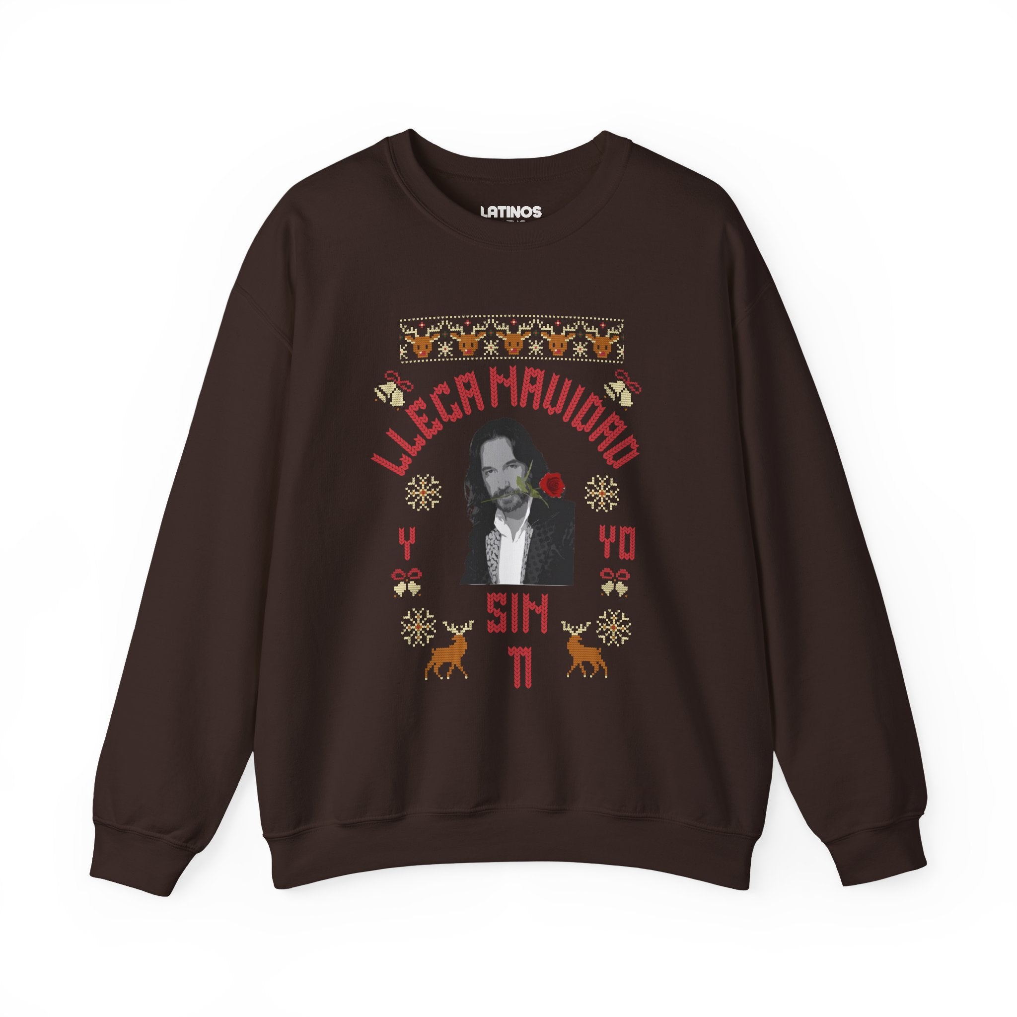 Llega Navidad Y Yo Sin Ti Marco Antonio Latino Navidad Ugly Christmas Sweater | 3 Colores