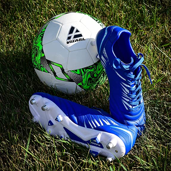 Valencia Soft Ground Soccer Shoes -Royal Blue