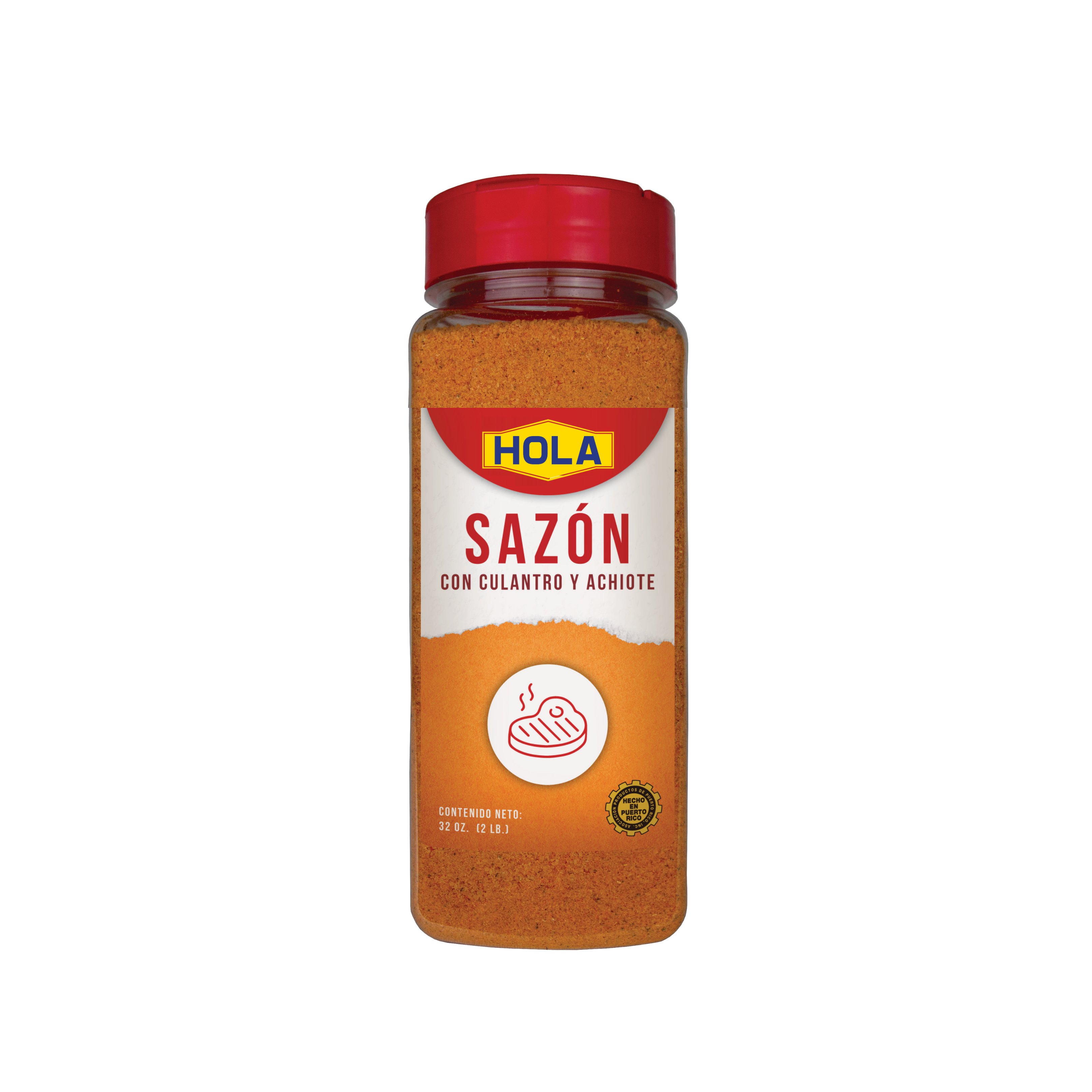 SAZÓN HOLA 32oz Sin Rojo 40