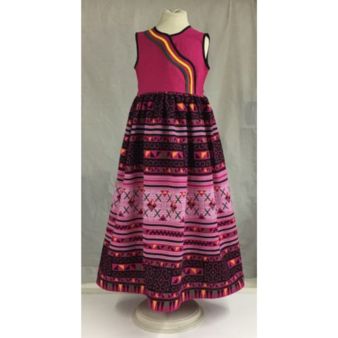 Karen Thai Artisan Embroidered Boho Dress | Limited Edition