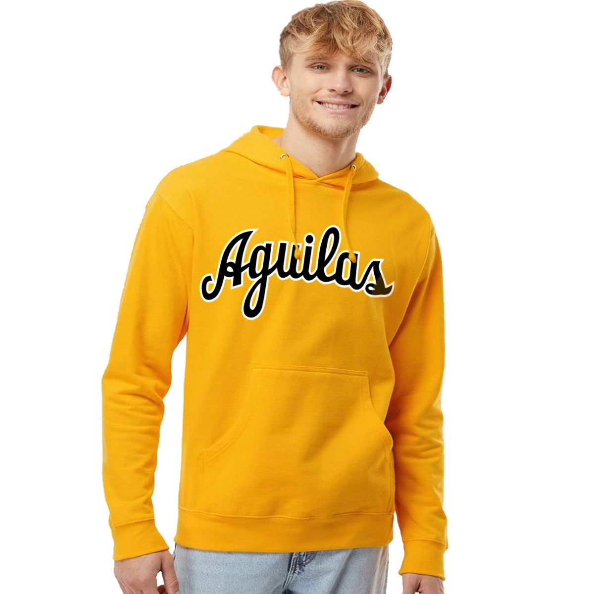 Sudadera con capucha Aguilas Cibaeñas - Amarillo / Oro