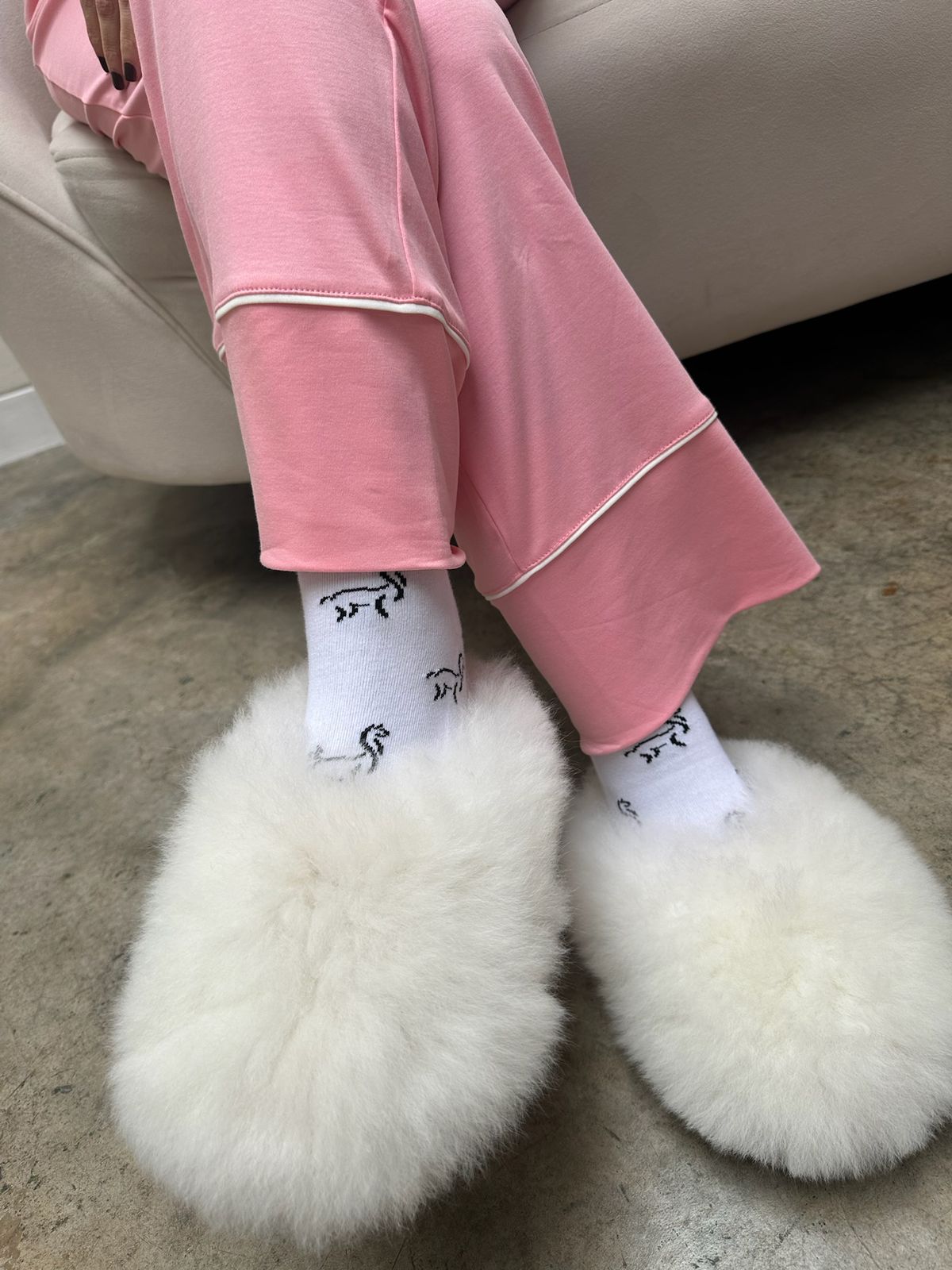 Alpuffas - Pantuflas de alpaca genuina