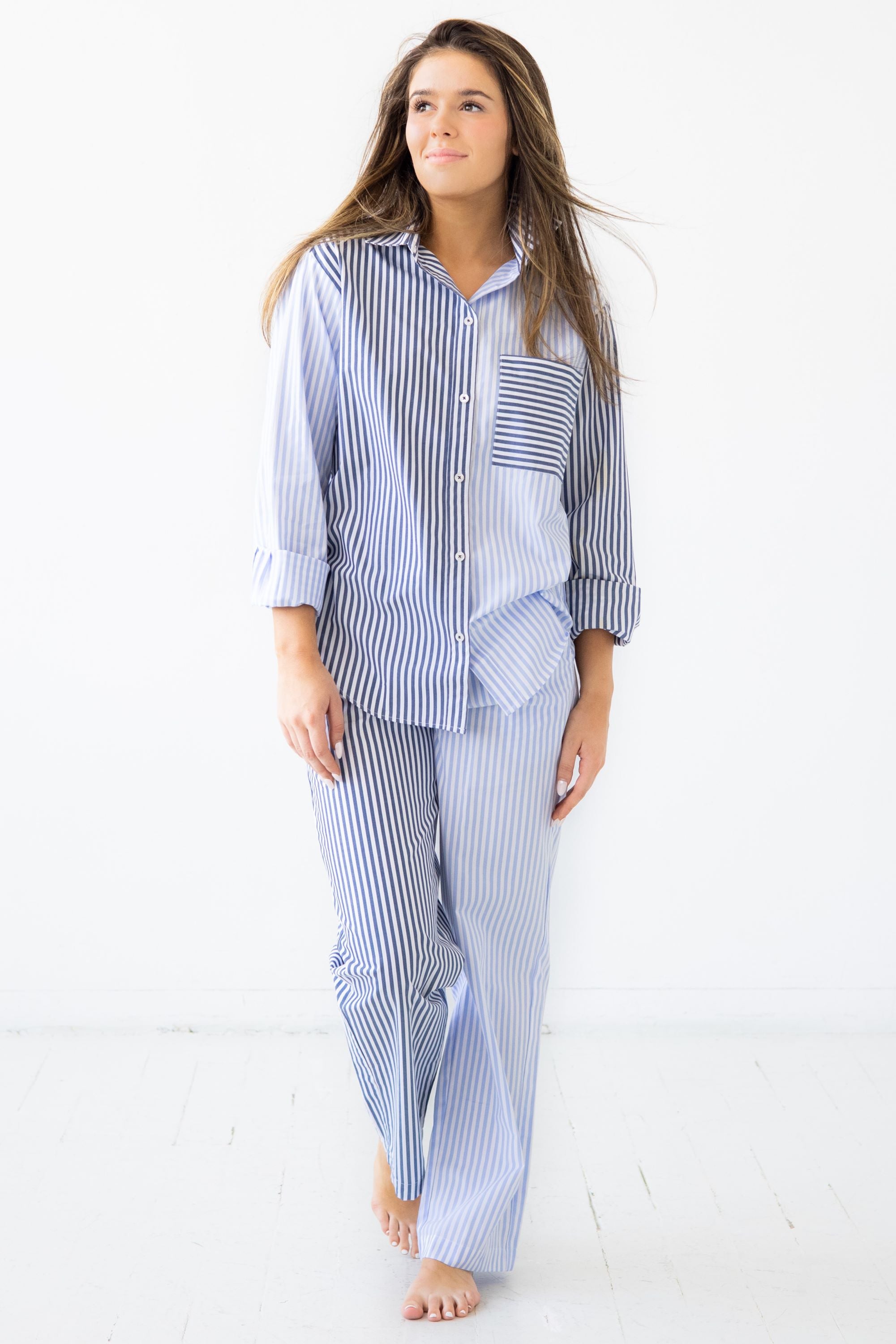 Conjunto Largo Amalfi Stripes Resort