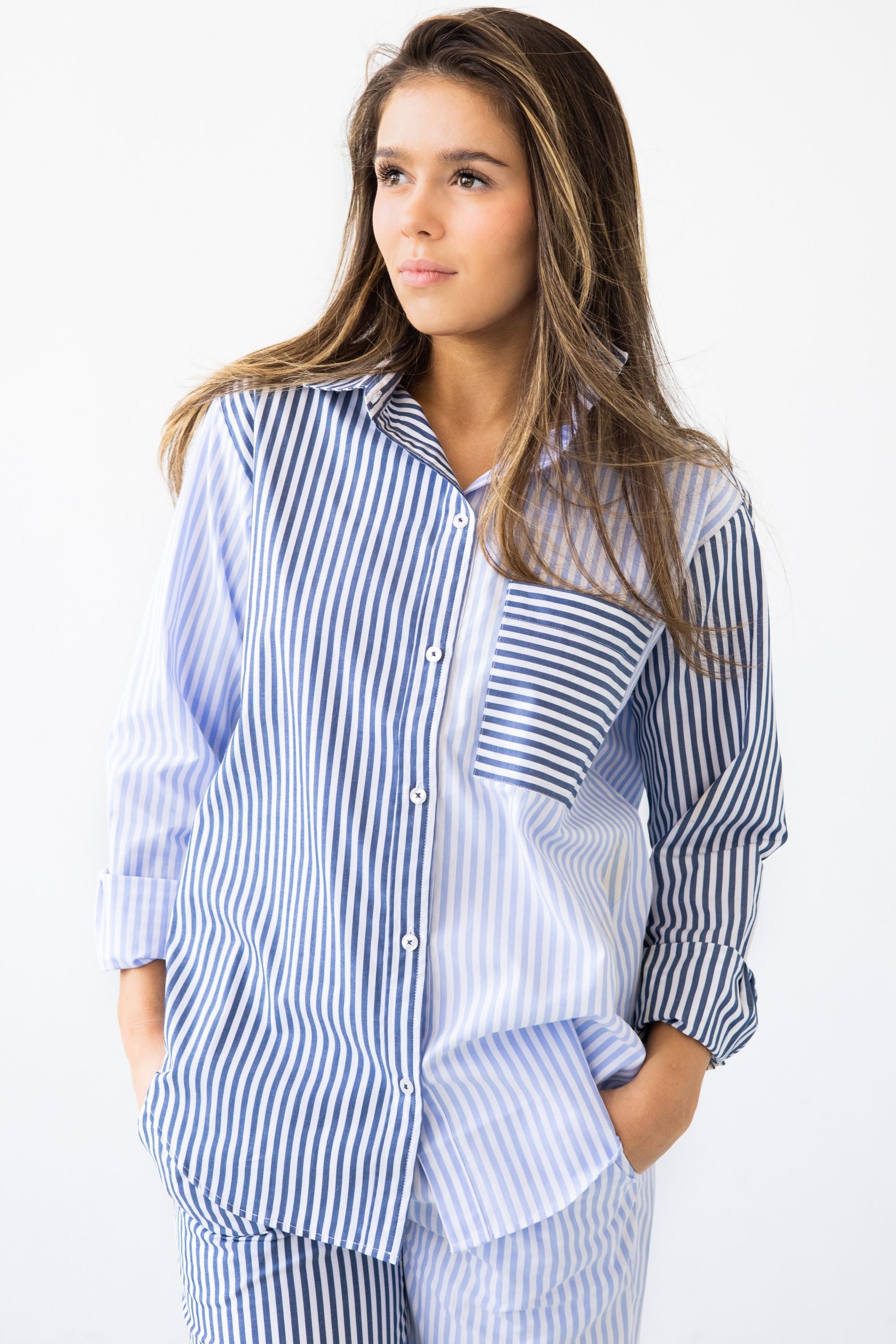 Conjunto Largo Amalfi Stripes Resort