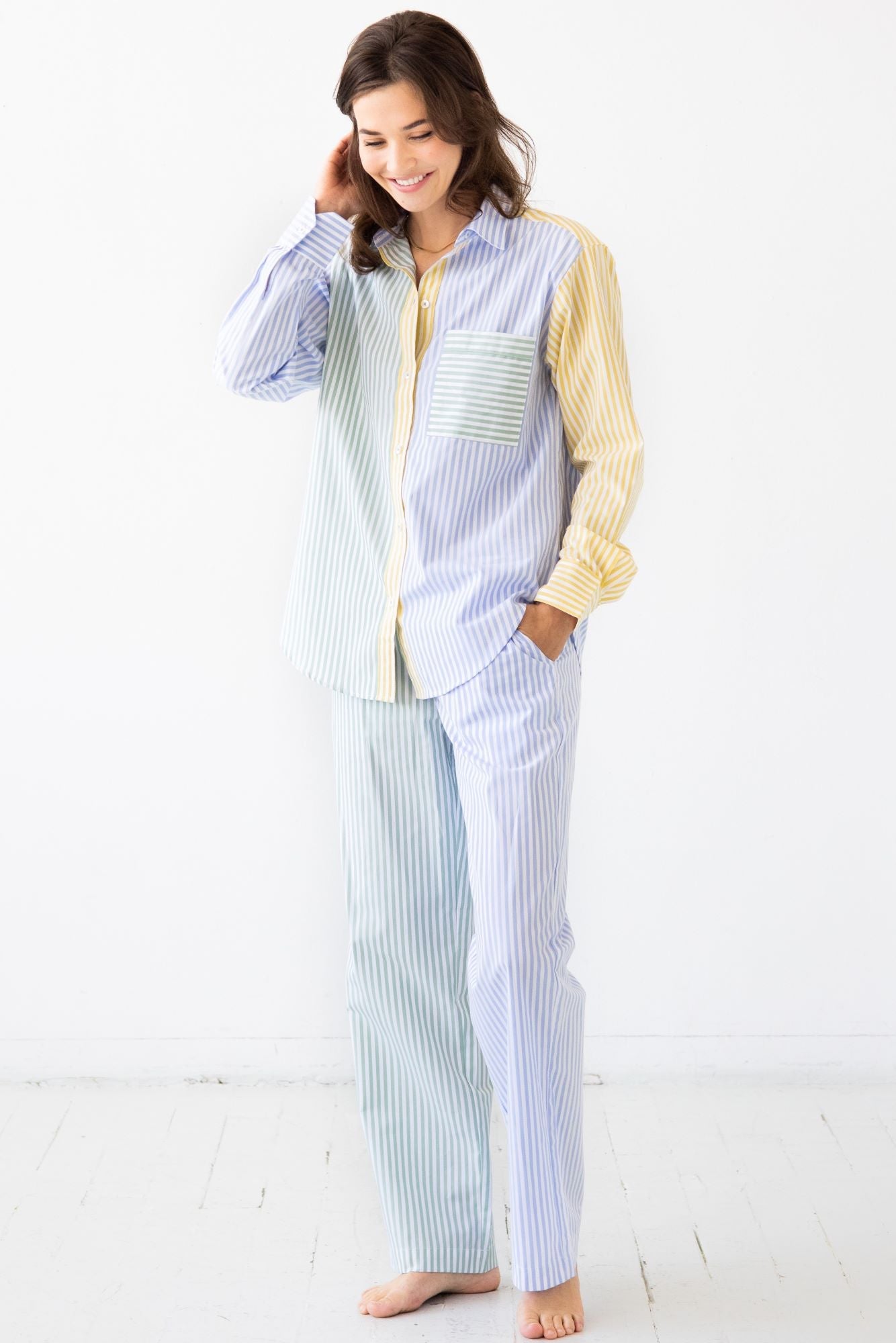 Conjunto Largo Amalfi Stripes Resort
