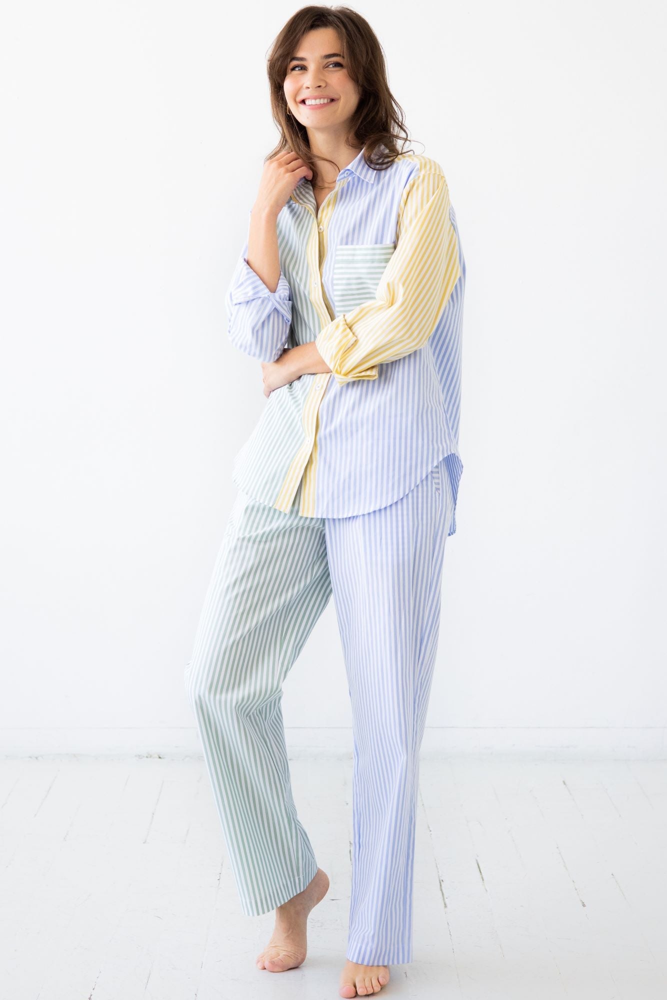Conjunto Largo Amalfi Stripes Resort