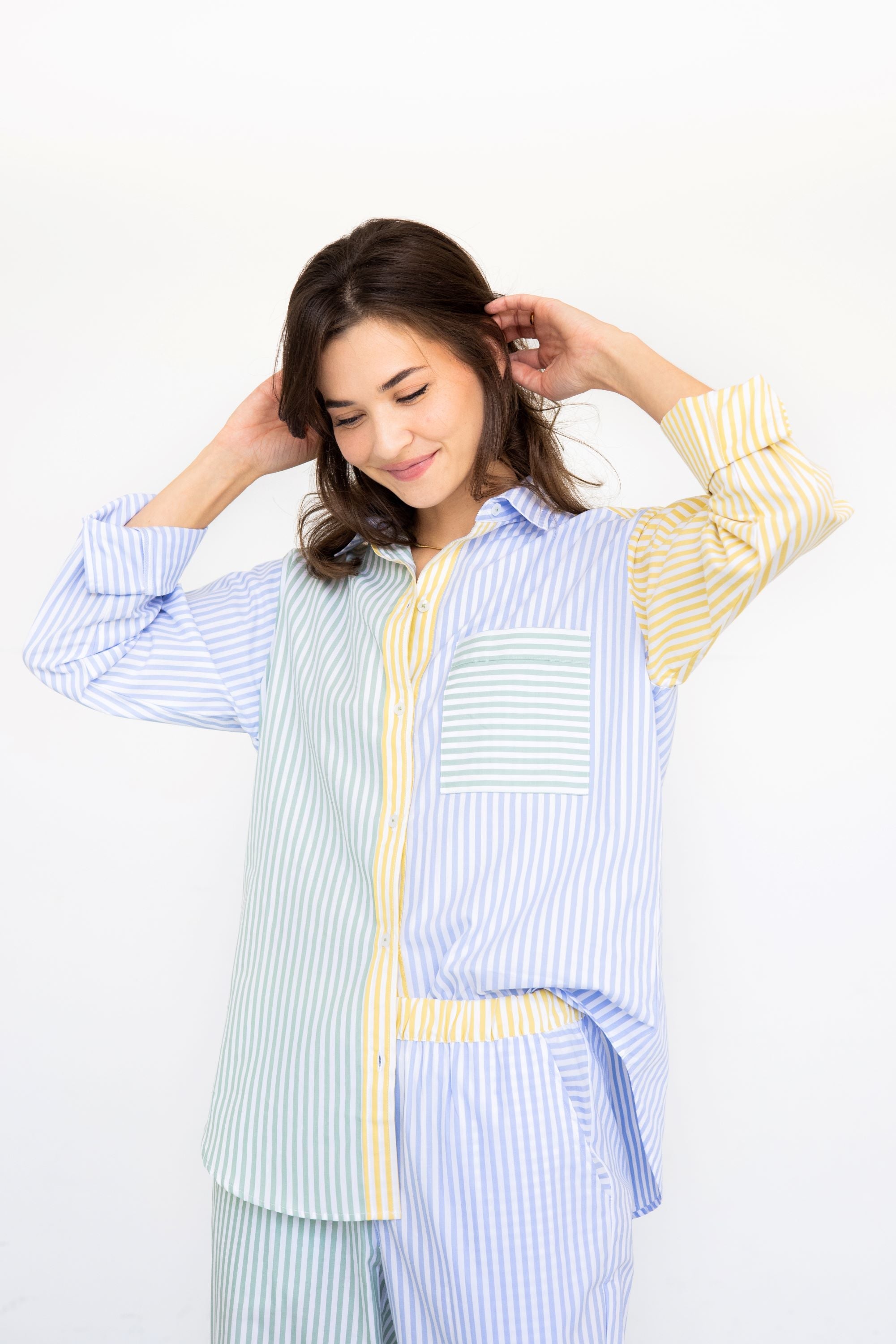 Conjunto Largo Amalfi Stripes Resort