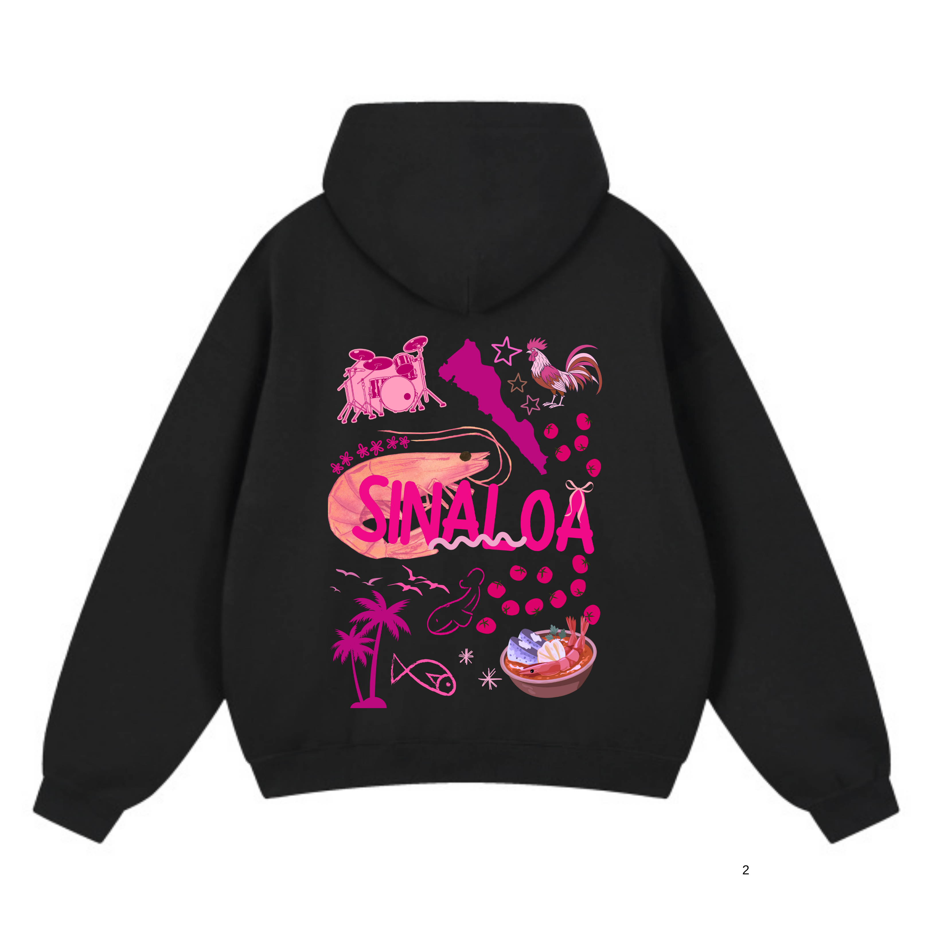 Sinaloa Pink Herencia Sweater