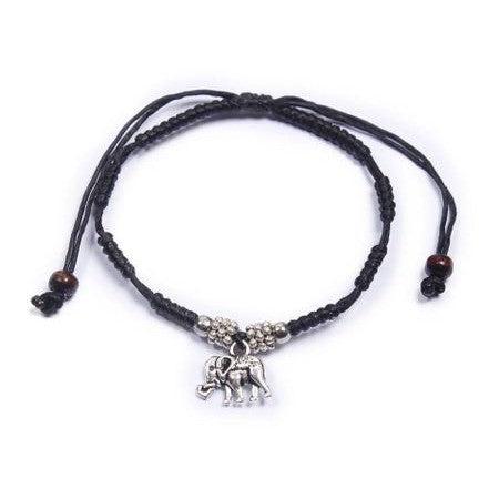 Hmong Silver .925 Charm Adjustable Bracelet - Thailand