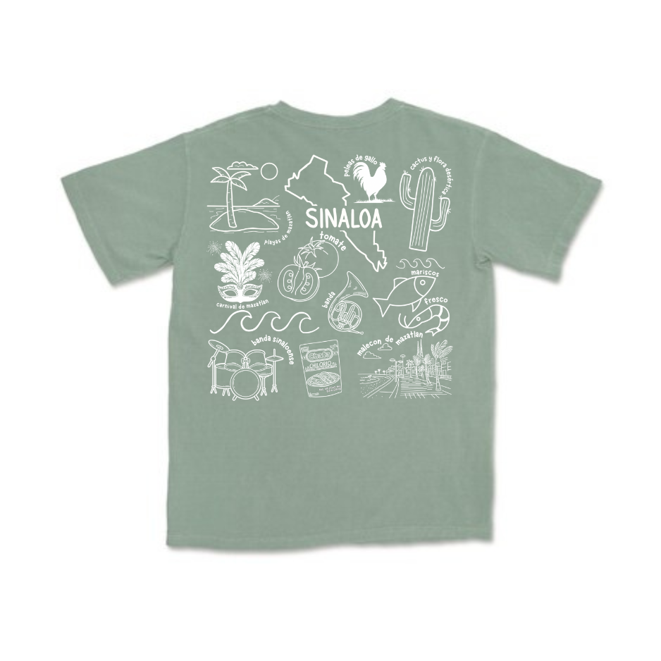 México State Sweater Front Design