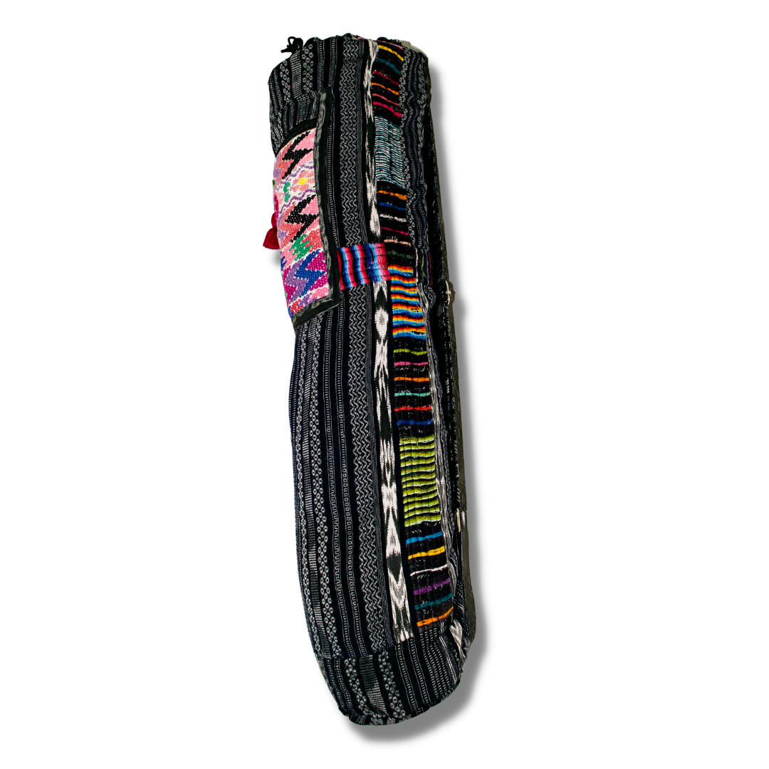 Bolso para yoga bordado con huipil (surtido) - Guatemala