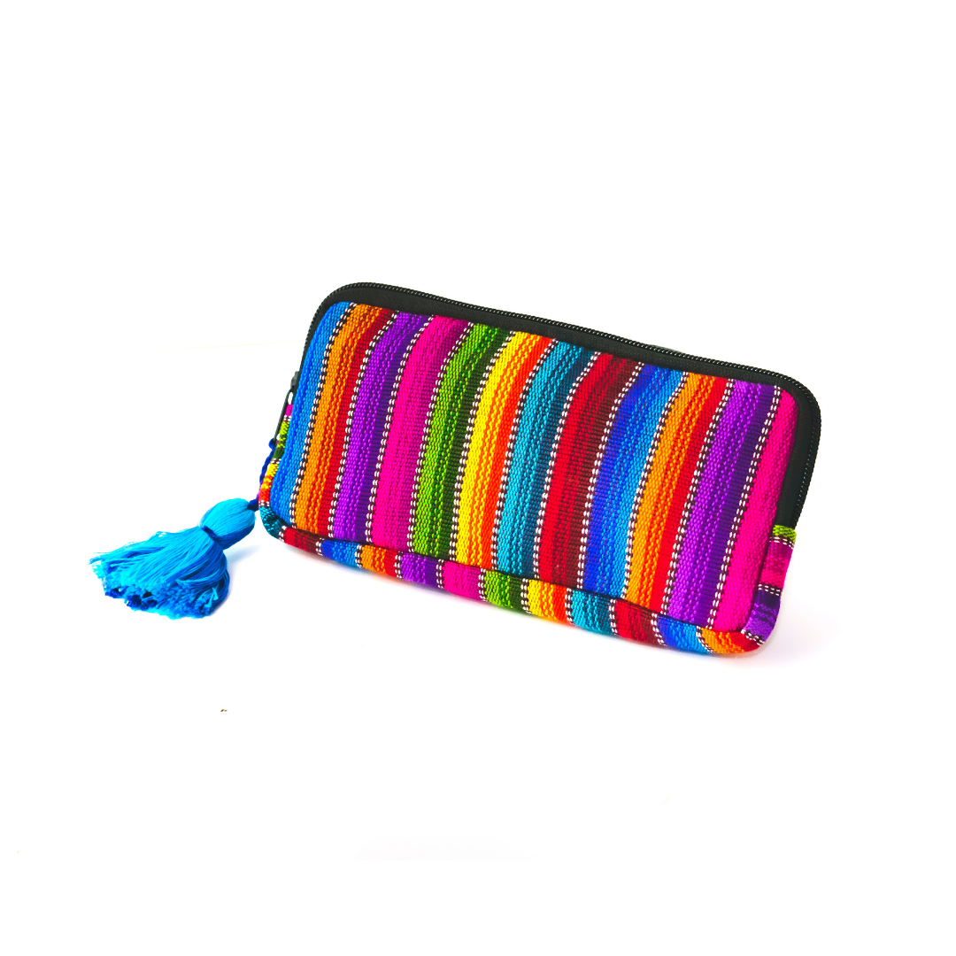 Billetera boho multicolor de muñeca quitapenas - Guatemala