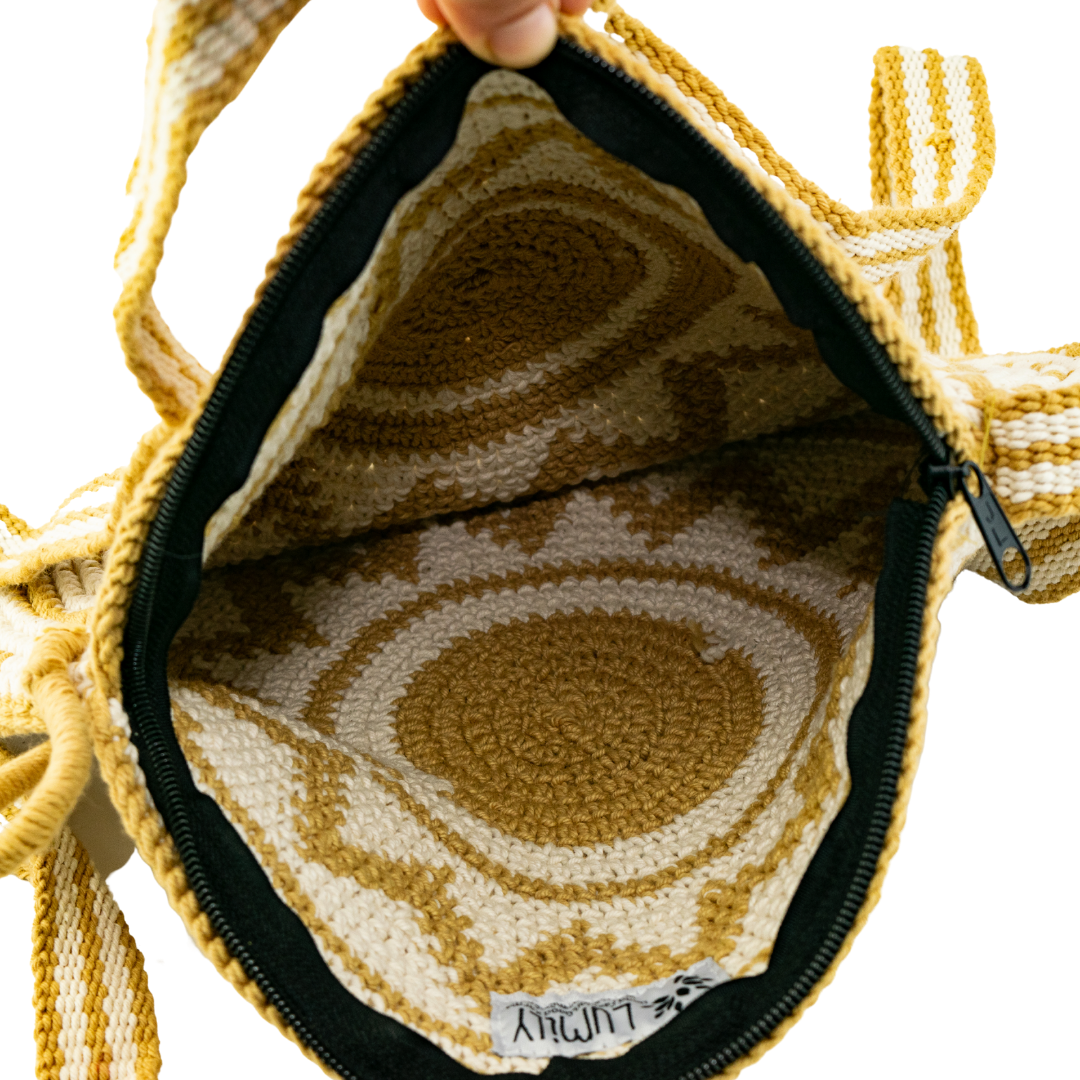 Bolso Redondo Cruzado Nadia Crochet - Guatemala