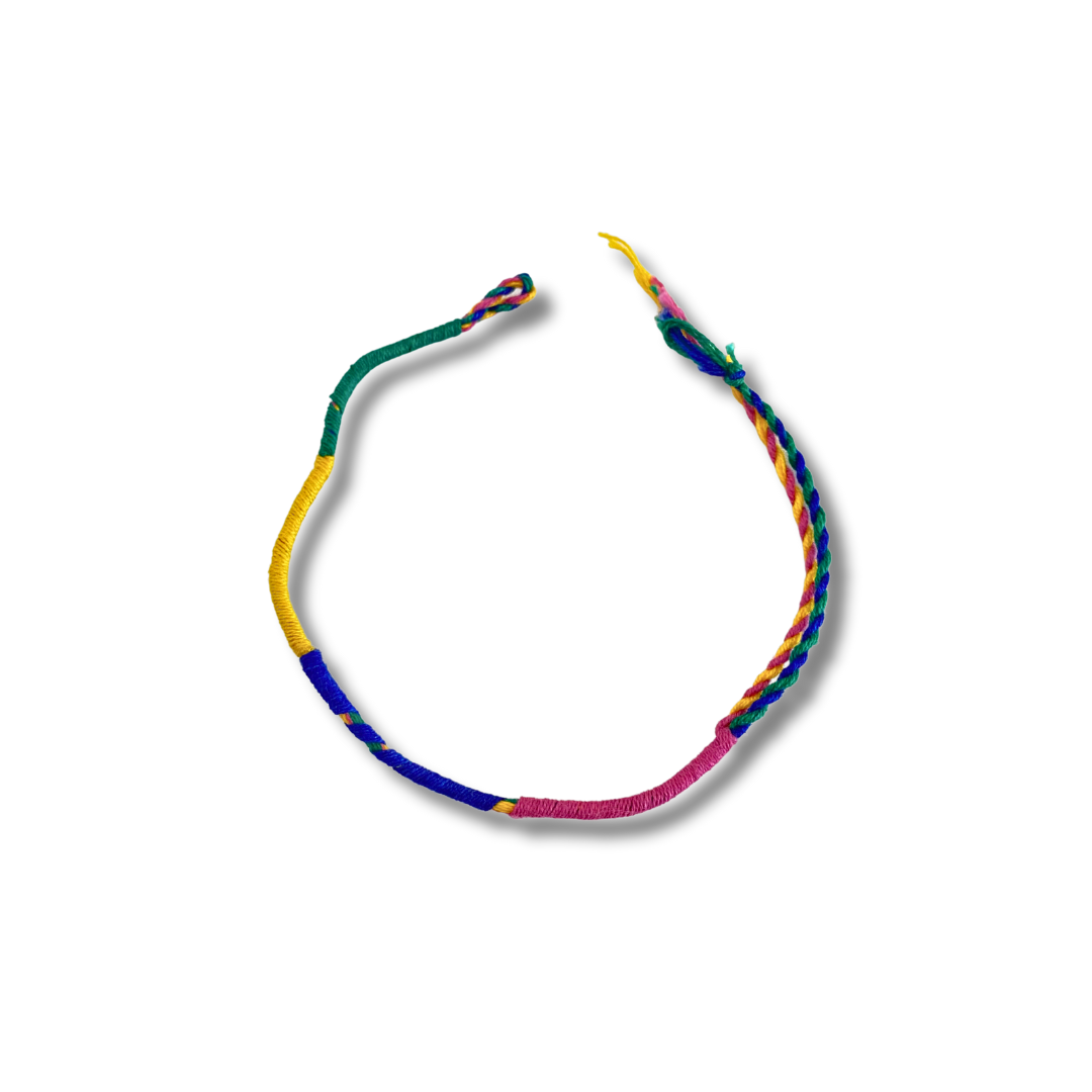 Pulsera de la amistad tejida Thrive - Guatemala