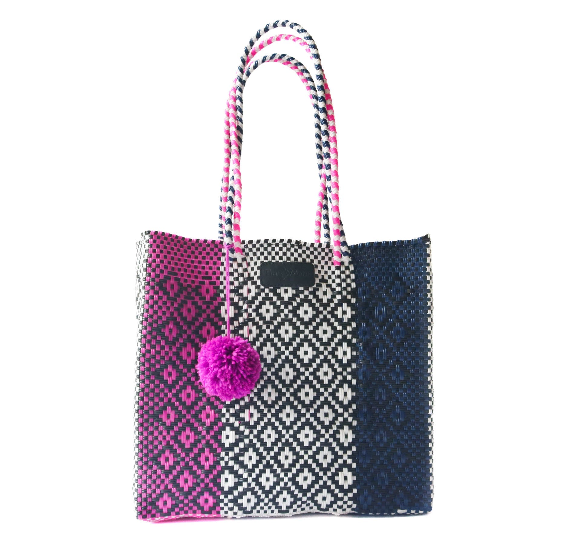 Bolso tote Bloom tejido