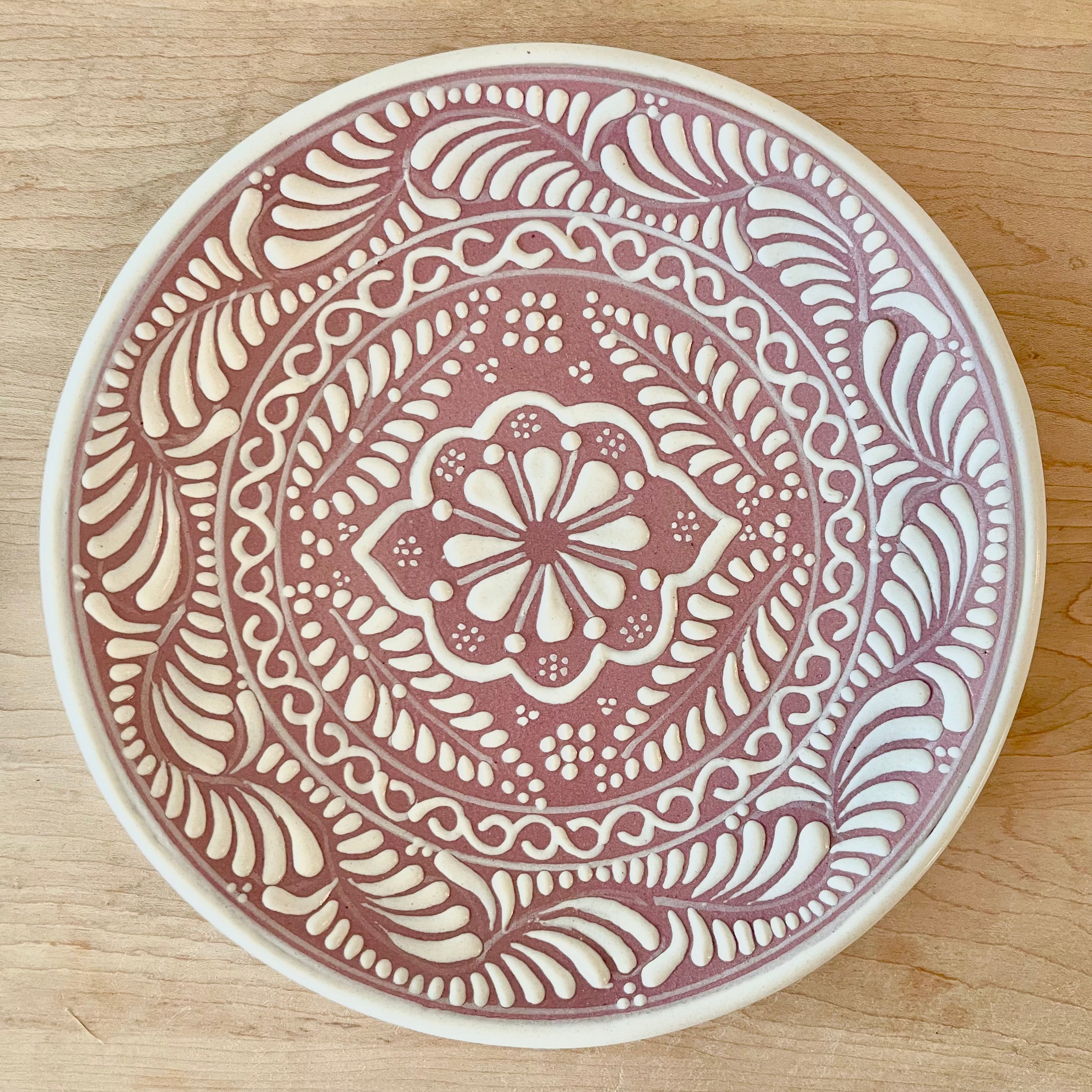 Talavera plato “Conchitas”