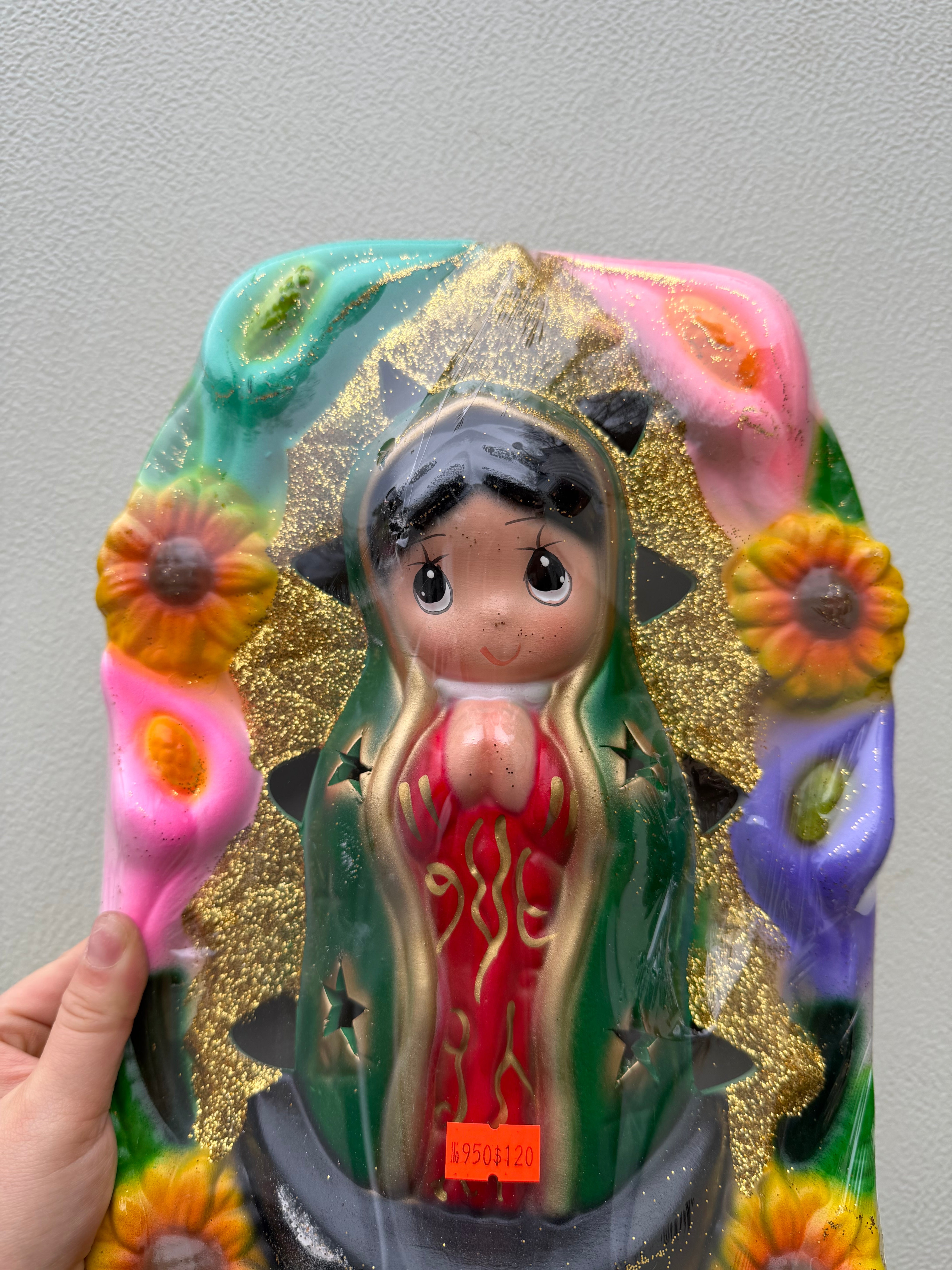 Lámpara de noche grande de la Virgencita
