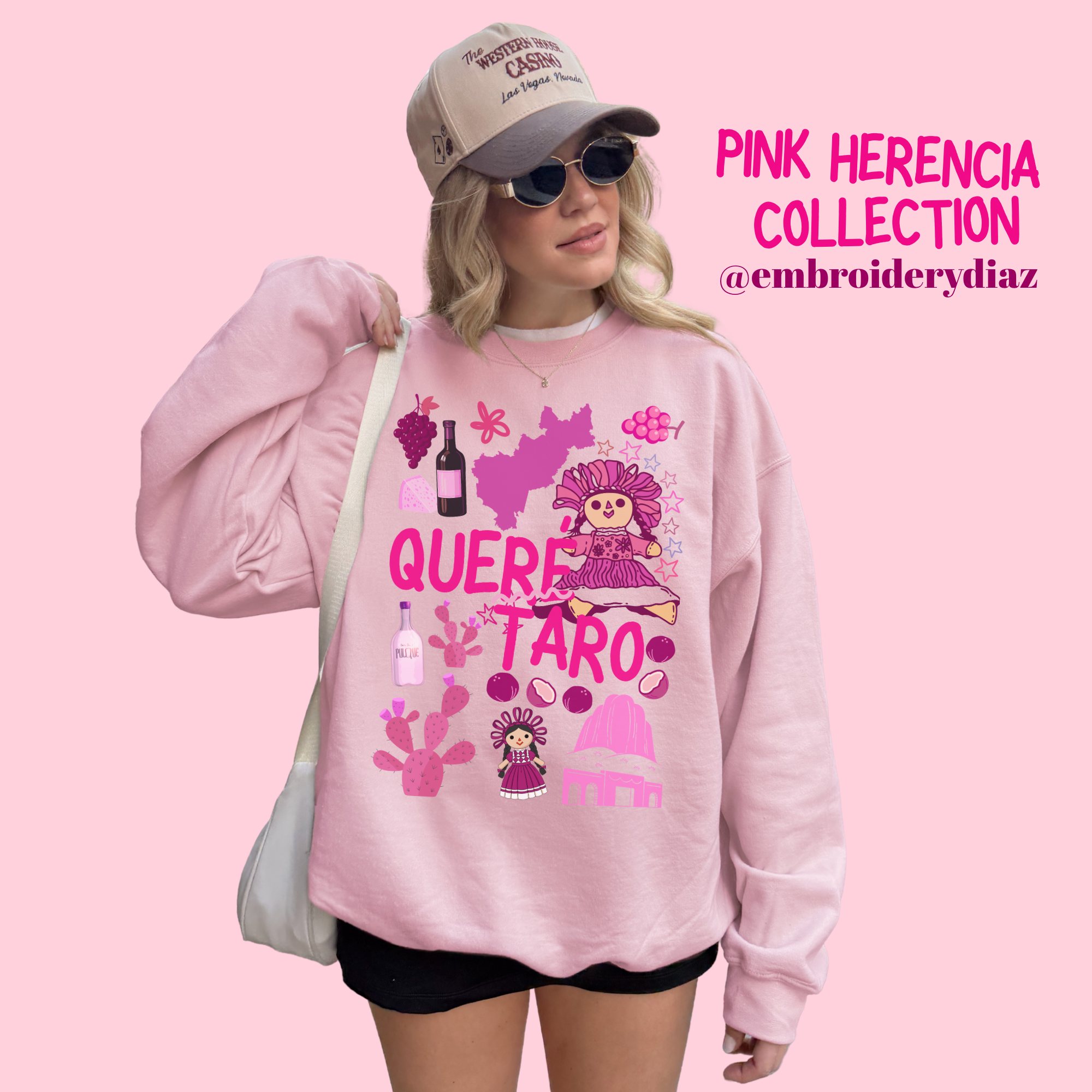 Querétaro Pink Herencia Sweater